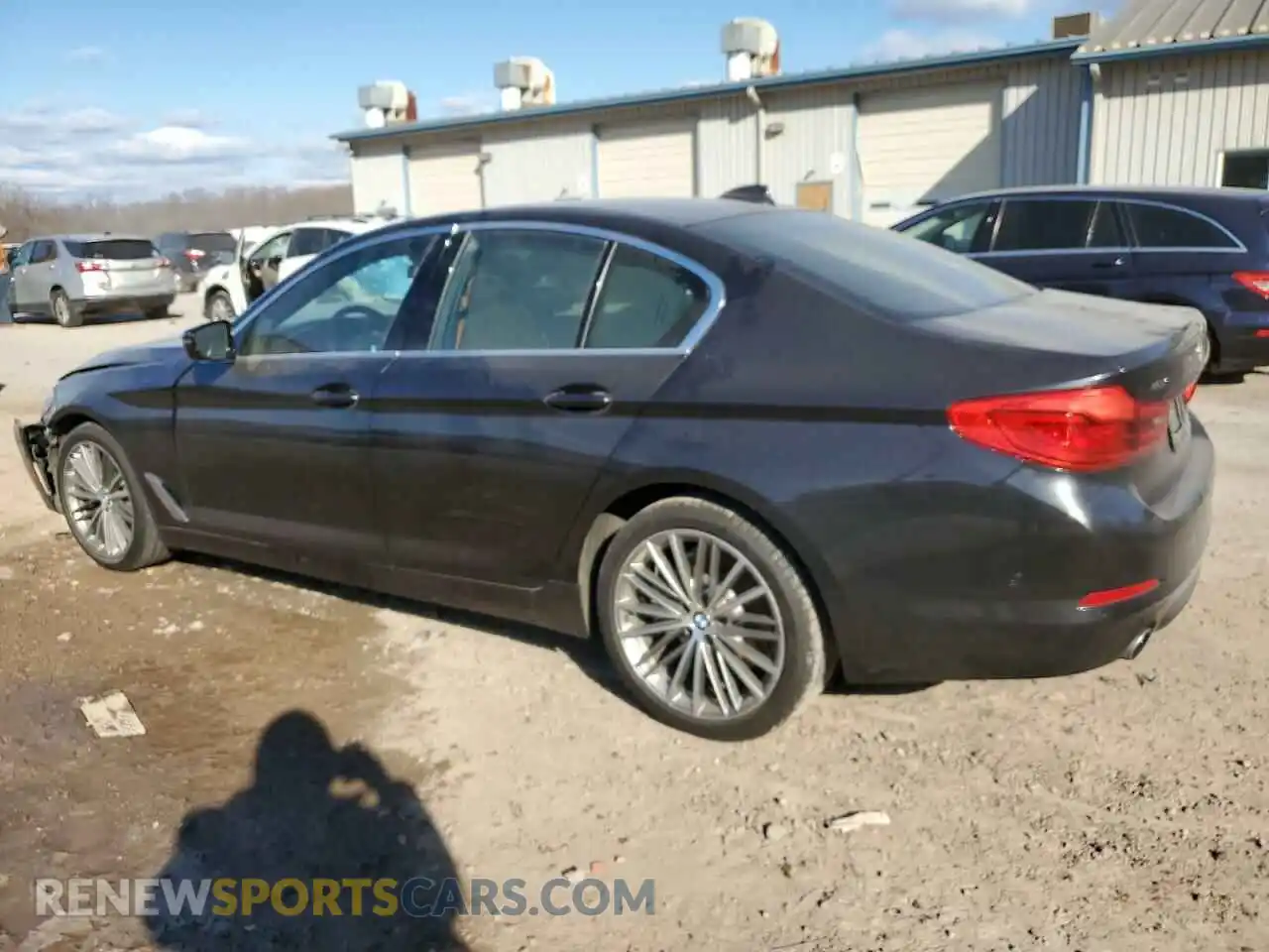 2 Фотография поврежденного автомобиля WBAJA7C57KWC78007 BMW 5 SERIES 2019