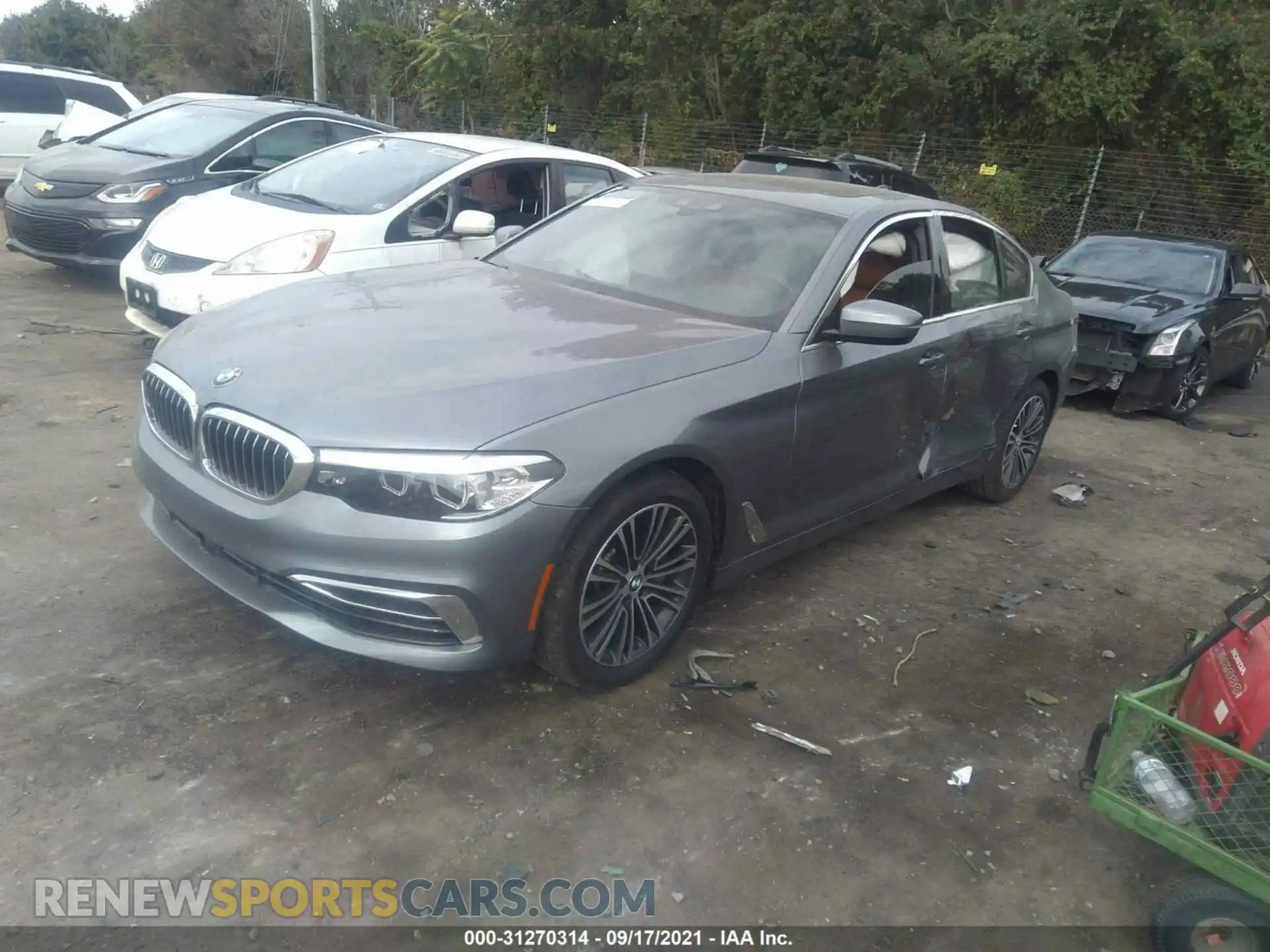 2 Photograph of a damaged car WBAJA7C58KWW50077 BMW 5 SERIES 2019