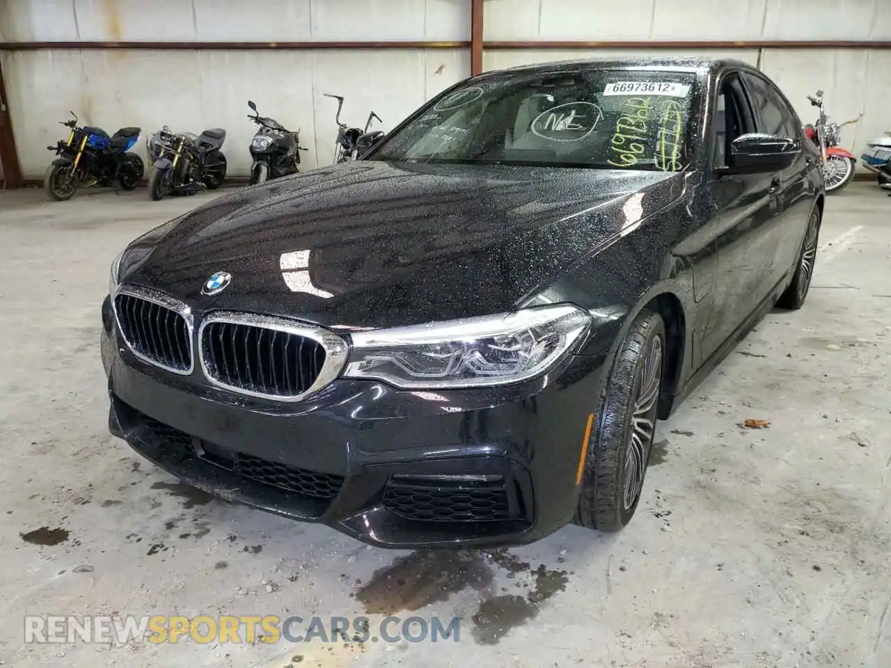 2 Photograph of a damaged car WBAJA9C54KB398587 BMW 5 SERIES 2019
