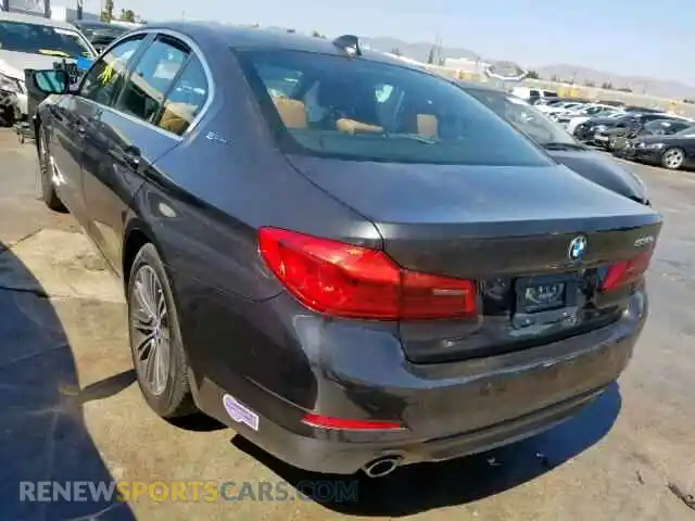 3 Photograph of a damaged car WBAJA9C55KB253767 BMW 5 SERIES 2019