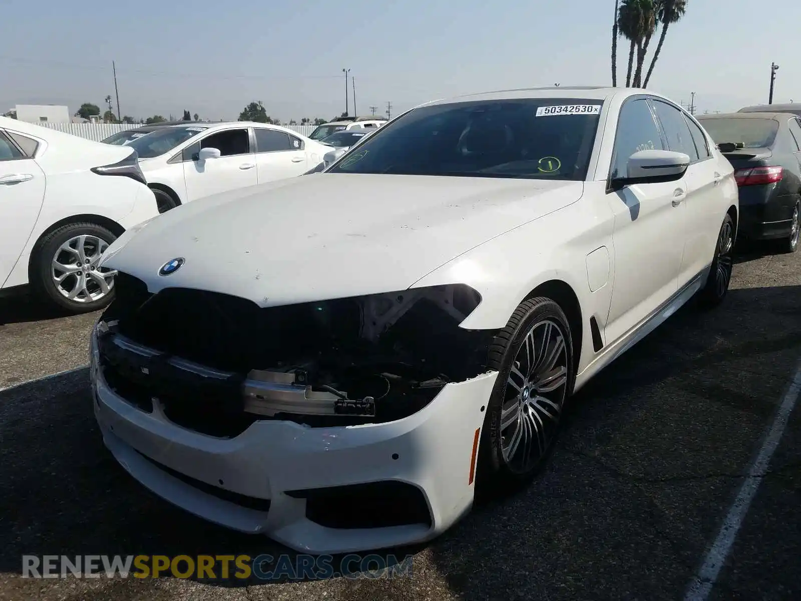 2 Photograph of a damaged car WBAJA9C56KB388448 BMW 5 SERIES 2019