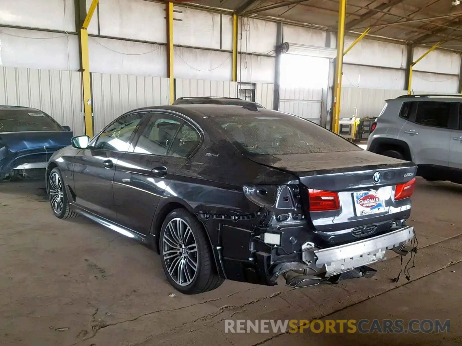 3 Photograph of a damaged car WBAJA9C59KB392638 BMW 5 SERIES 2019