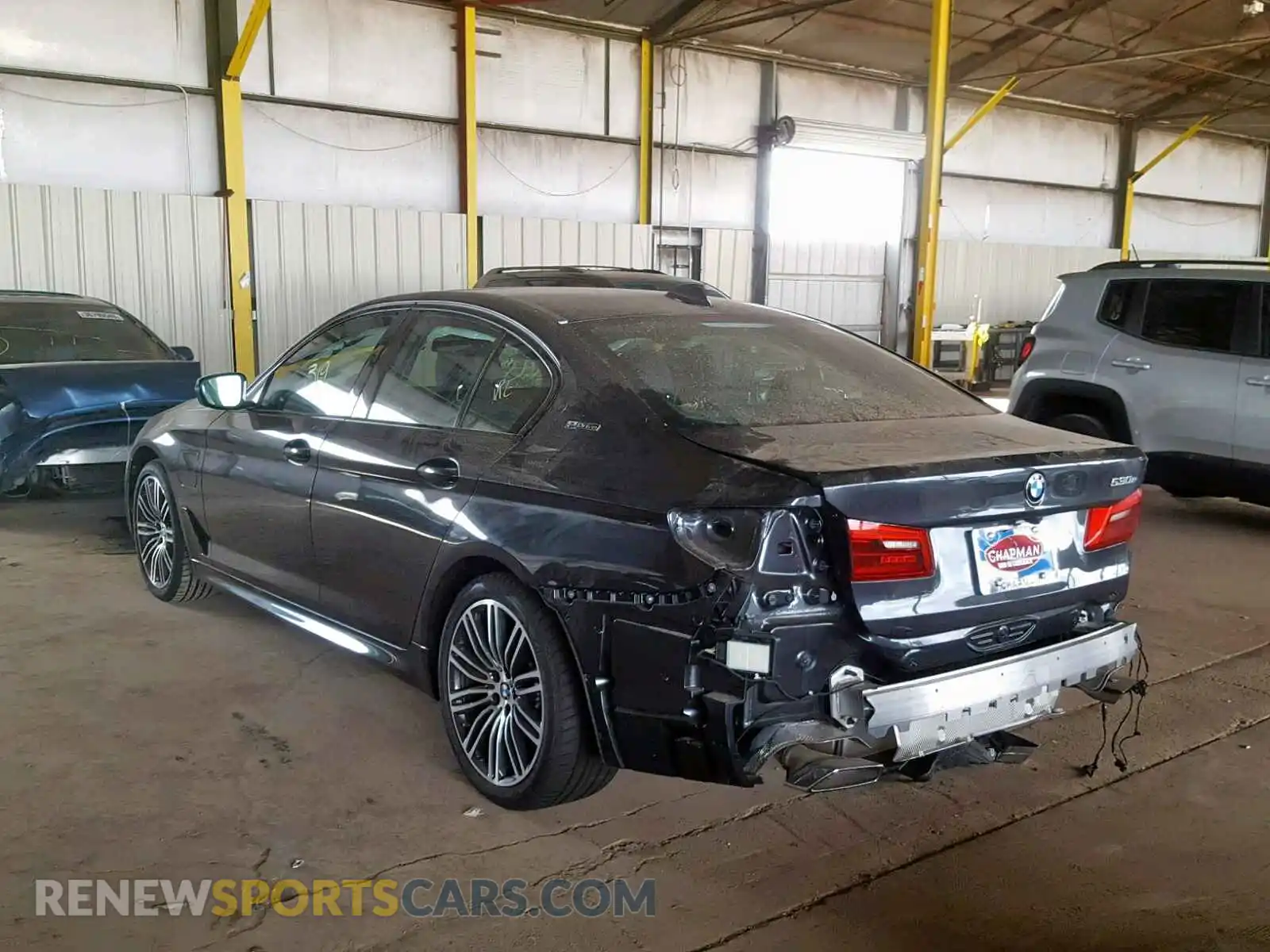 3 Photograph of a damaged car WBAJA9C59KB392638 BMW 5 SERIES 2019
