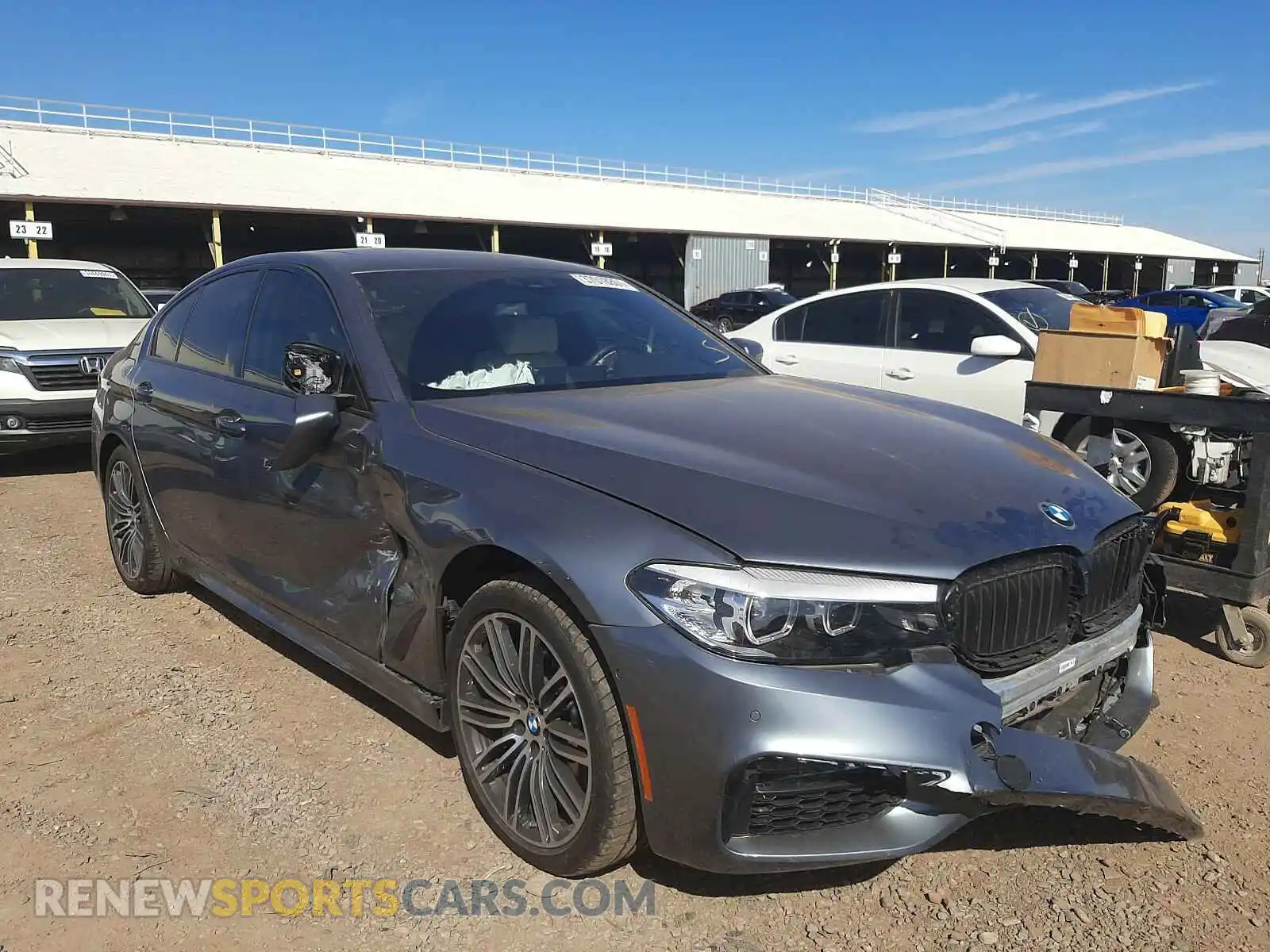 1 fotografías del automóvil dañado WBAJA9C5XKB388663 BMW 5 SERIES 2019