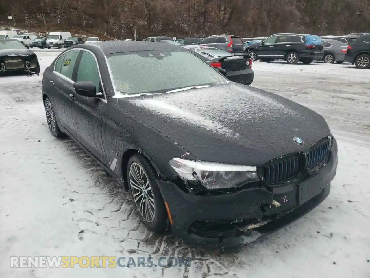 1 Photograph of a damaged car WBAJB1C50KB376455 BMW 5 SERIES 2019