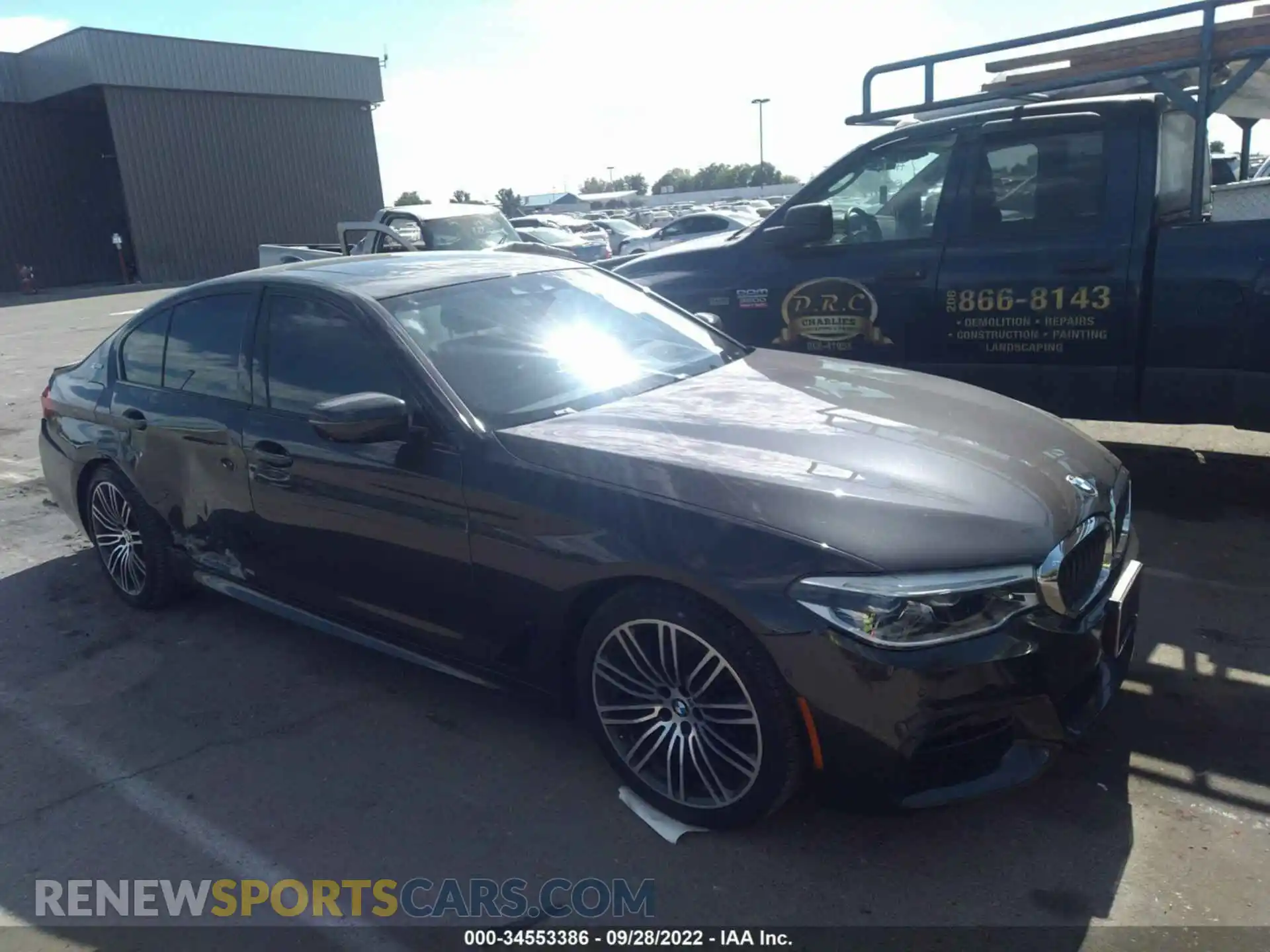 1 Photograph of a damaged car WBAJB1C51KB376593 BMW 5 SERIES 2019