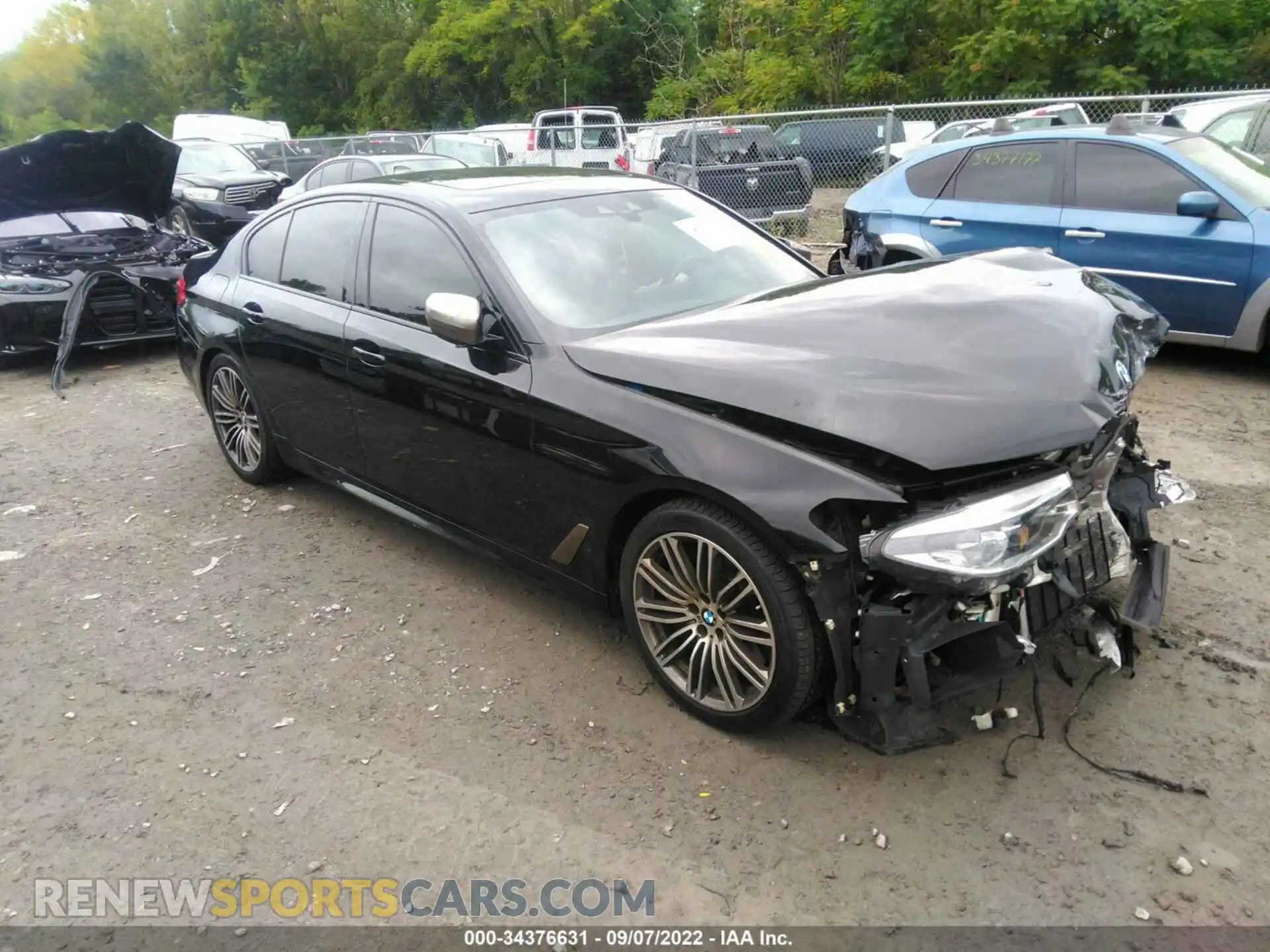 1 Photograph of a damaged car WBAJB9C55KB464755 BMW 5 SERIES 2019