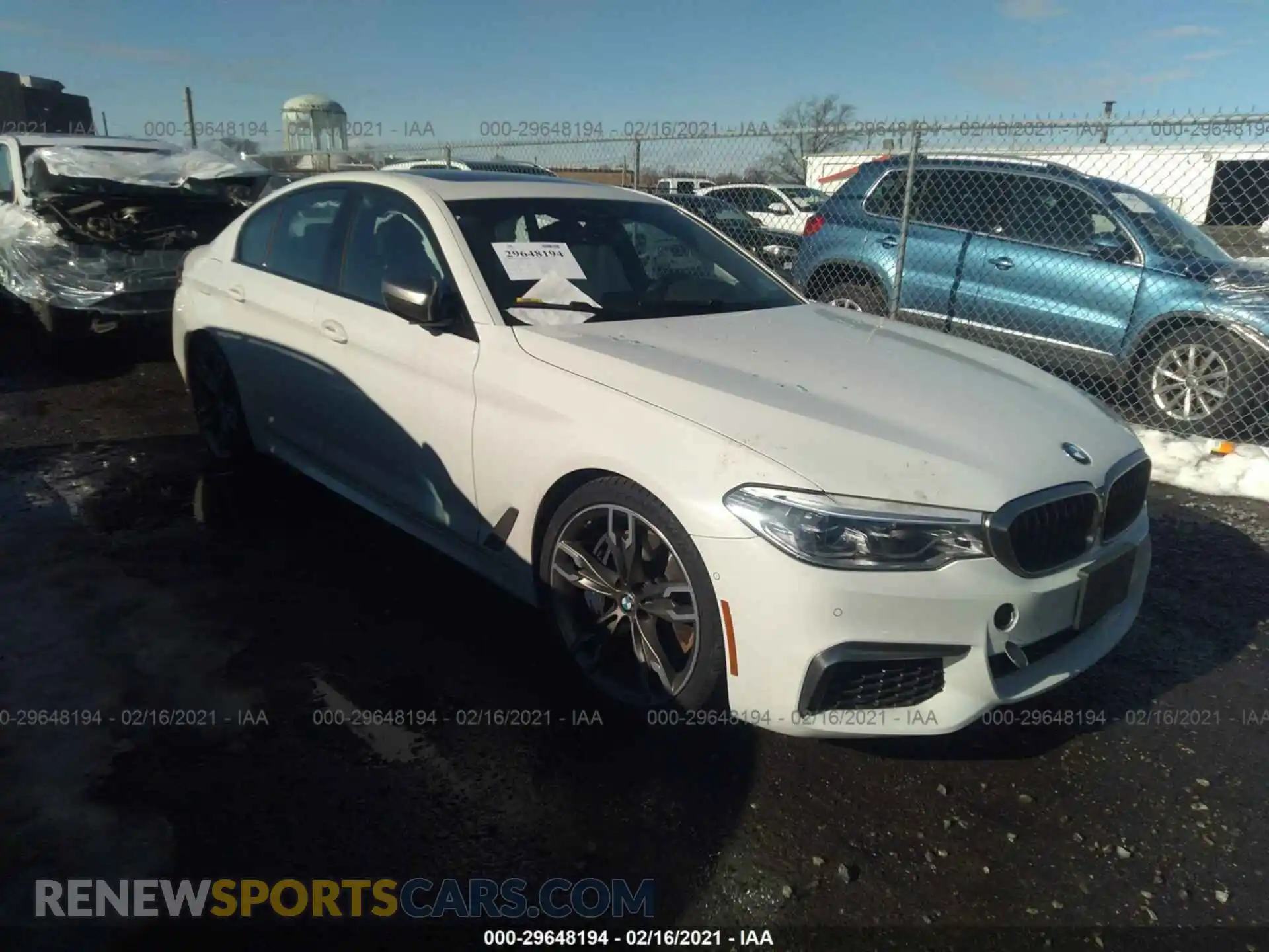 1 Photograph of a damaged car WBAJB9C5XKB288625 BMW 5 SERIES 2019