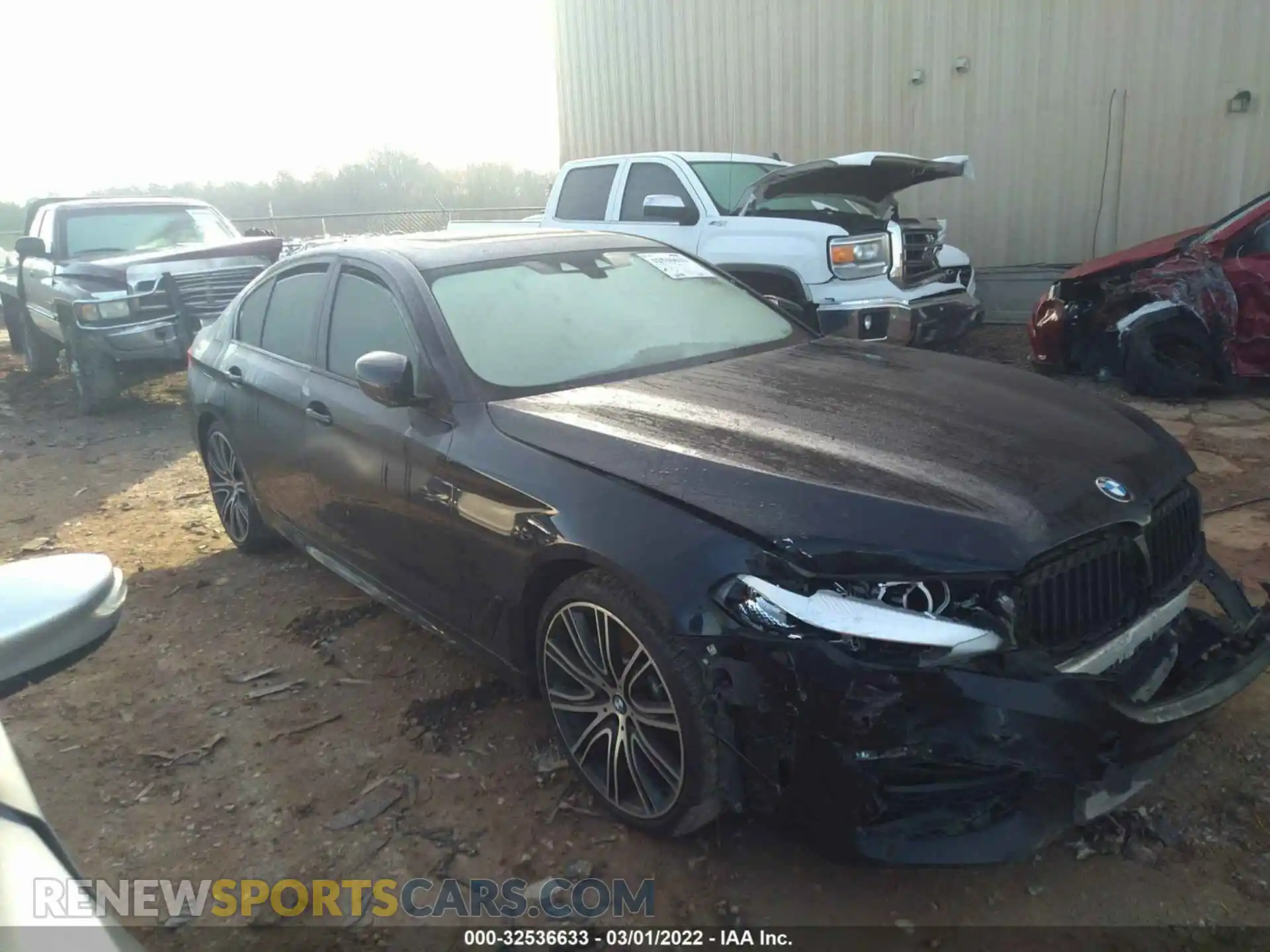 1 Photograph of a damaged car WBAJE5C53KWW18954 BMW 5 SERIES 2019