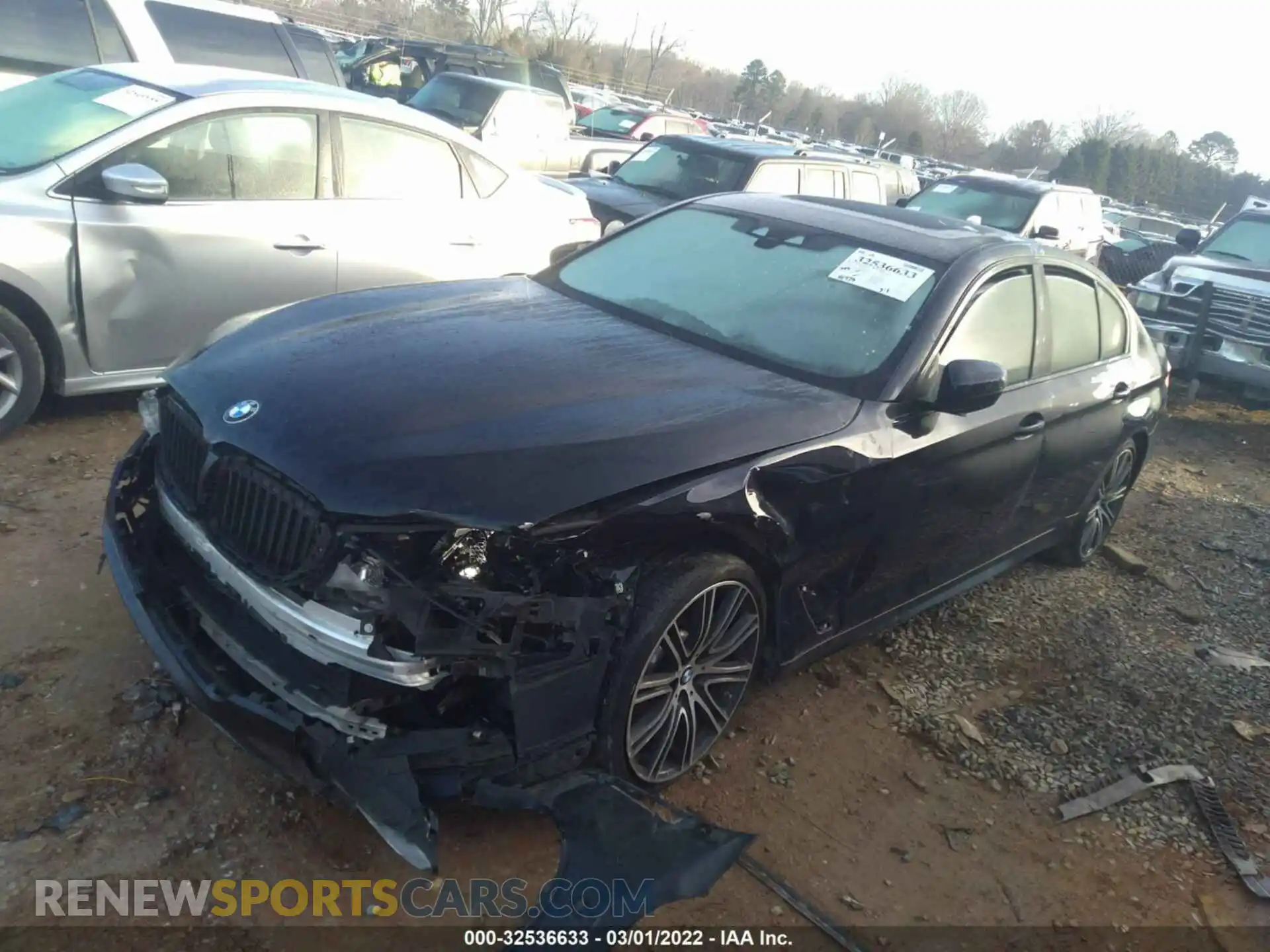 2 Photograph of a damaged car WBAJE5C53KWW18954 BMW 5 SERIES 2019