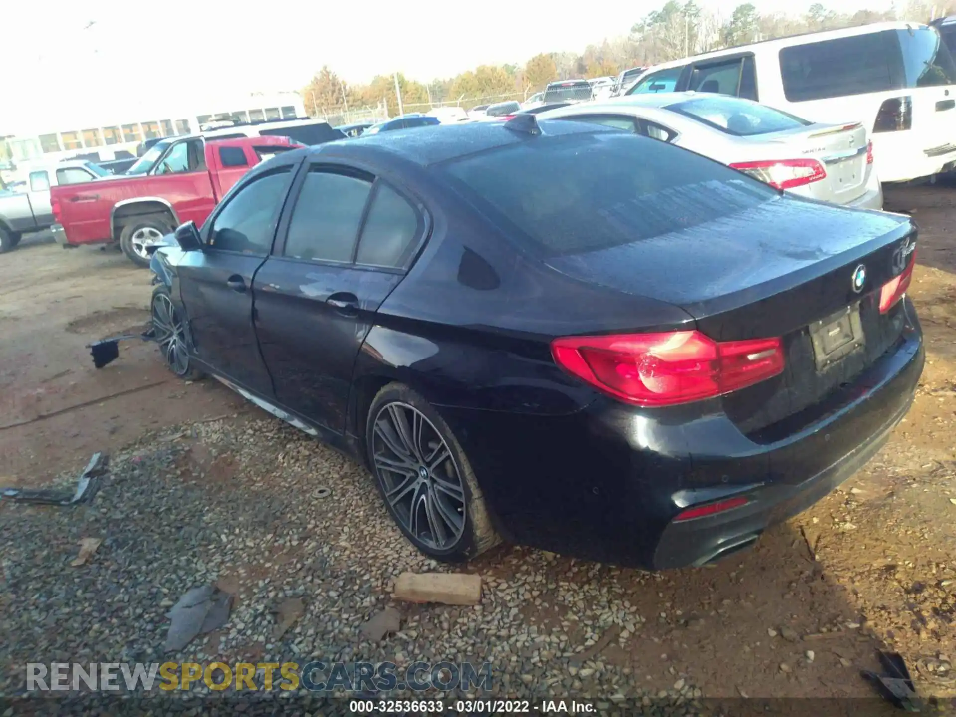3 Photograph of a damaged car WBAJE5C53KWW18954 BMW 5 SERIES 2019