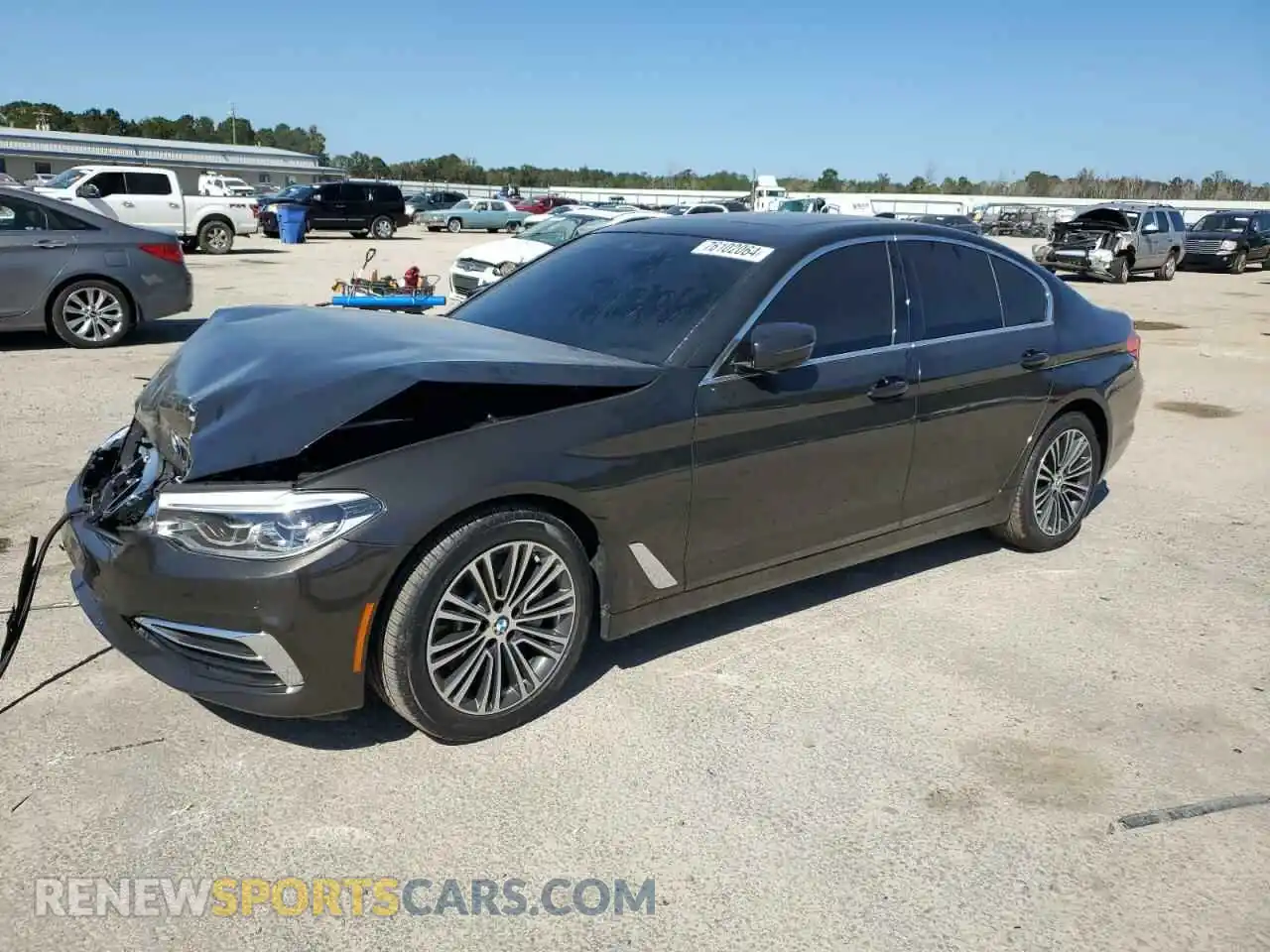 1 Photograph of a damaged car WBAJE5C55KWW06675 BMW 5 SERIES 2019