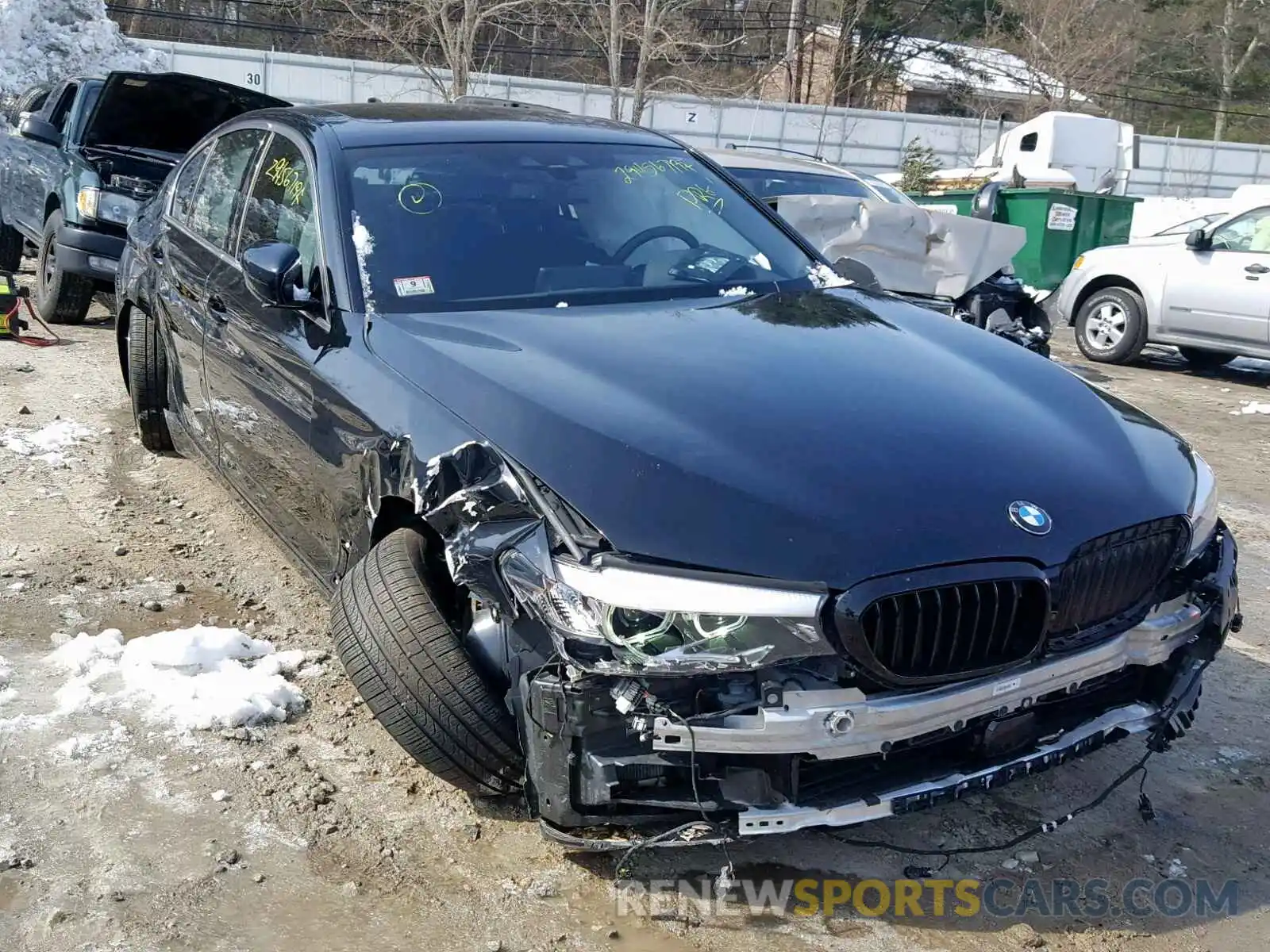 1 Photograph of a damaged car WBAJE7C51KWD55068 BMW 5 SERIES 2019