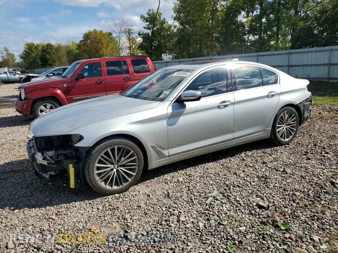 1 Photograph of a damaged car WBAJE7C52KWW14972 BMW 5 SERIES 2019