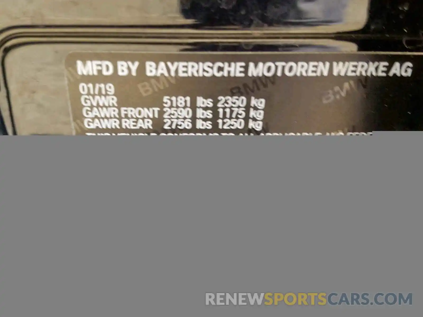 10 Photograph of a damaged car WBAJE7C52KWW26765 BMW 5 SERIES 2019