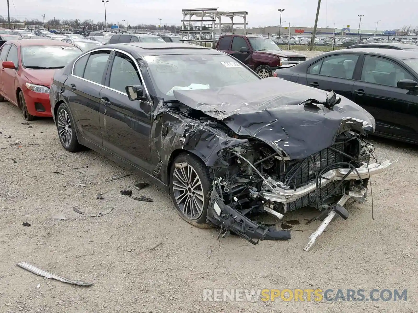 1 Photograph of a damaged car WBAJE7C55KWW16909 BMW 5 SERIES 2019