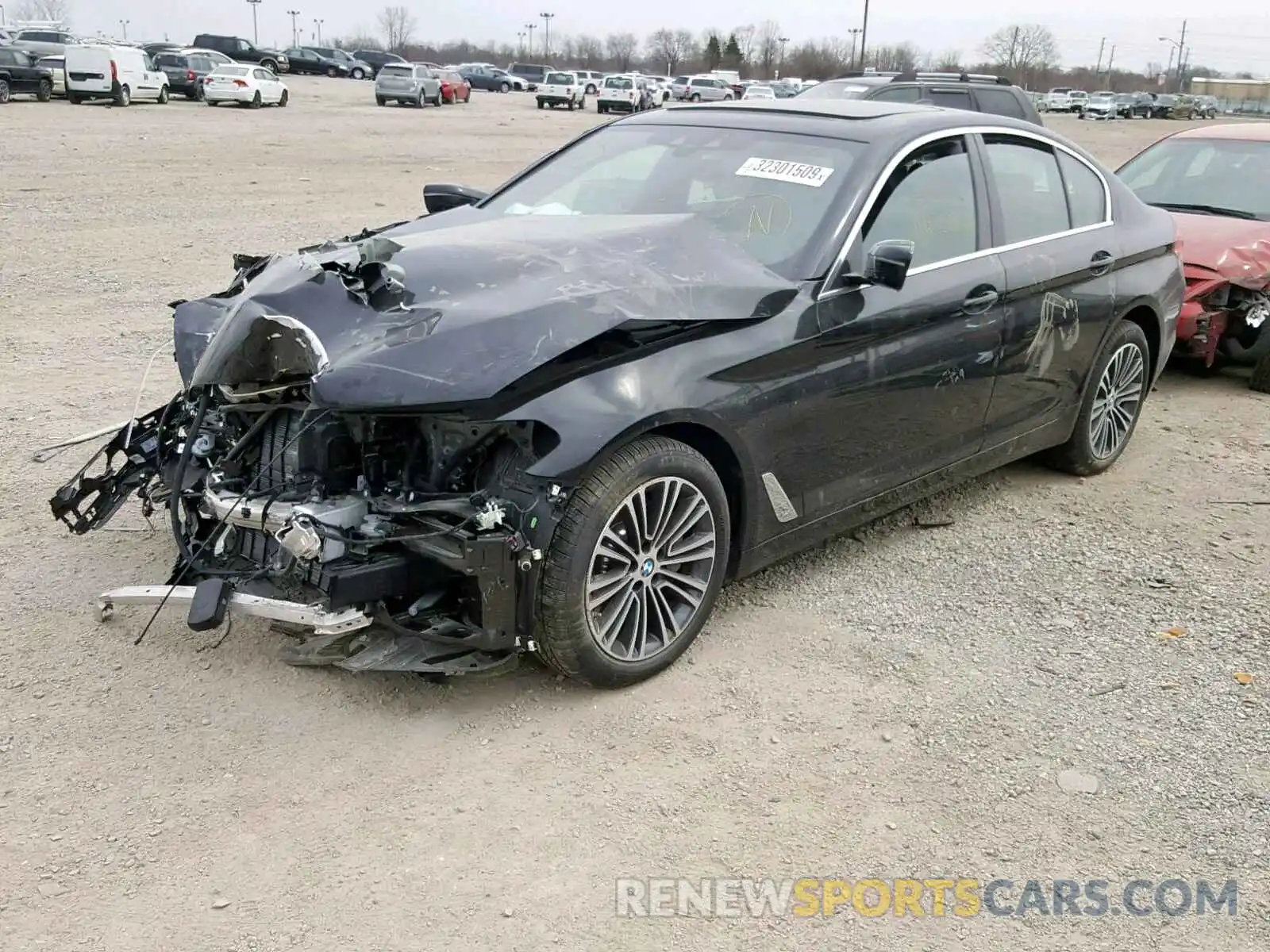 2 Photograph of a damaged car WBAJE7C55KWW16909 BMW 5 SERIES 2019