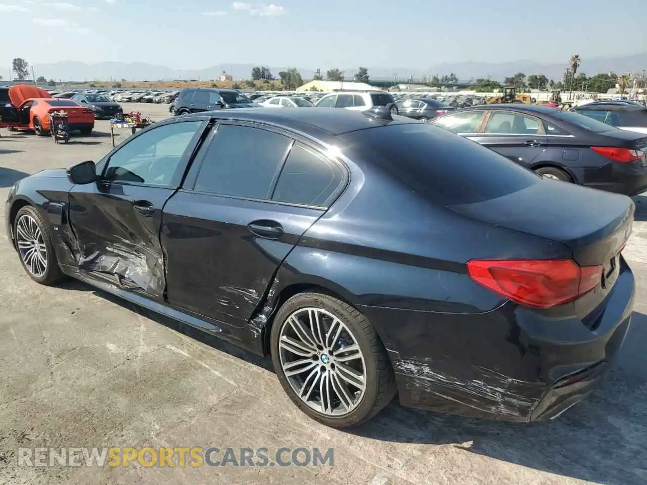 2 Photograph of a damaged car WBAJA9C07LCE29639 BMW 5 SERIES 2020