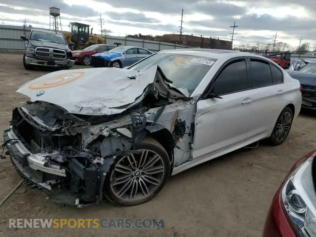 1 Photograph of a damaged car WBAJB1C07LCD44282 BMW 5 SERIES 2020