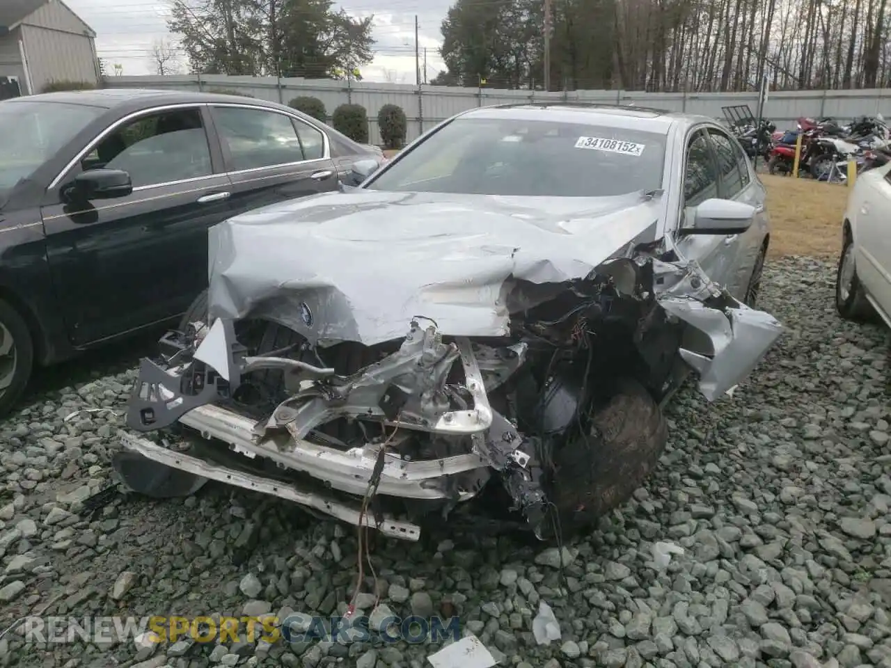 2 Photograph of a damaged car WBAJR3C00LCD07064 BMW 5 SERIES 2020