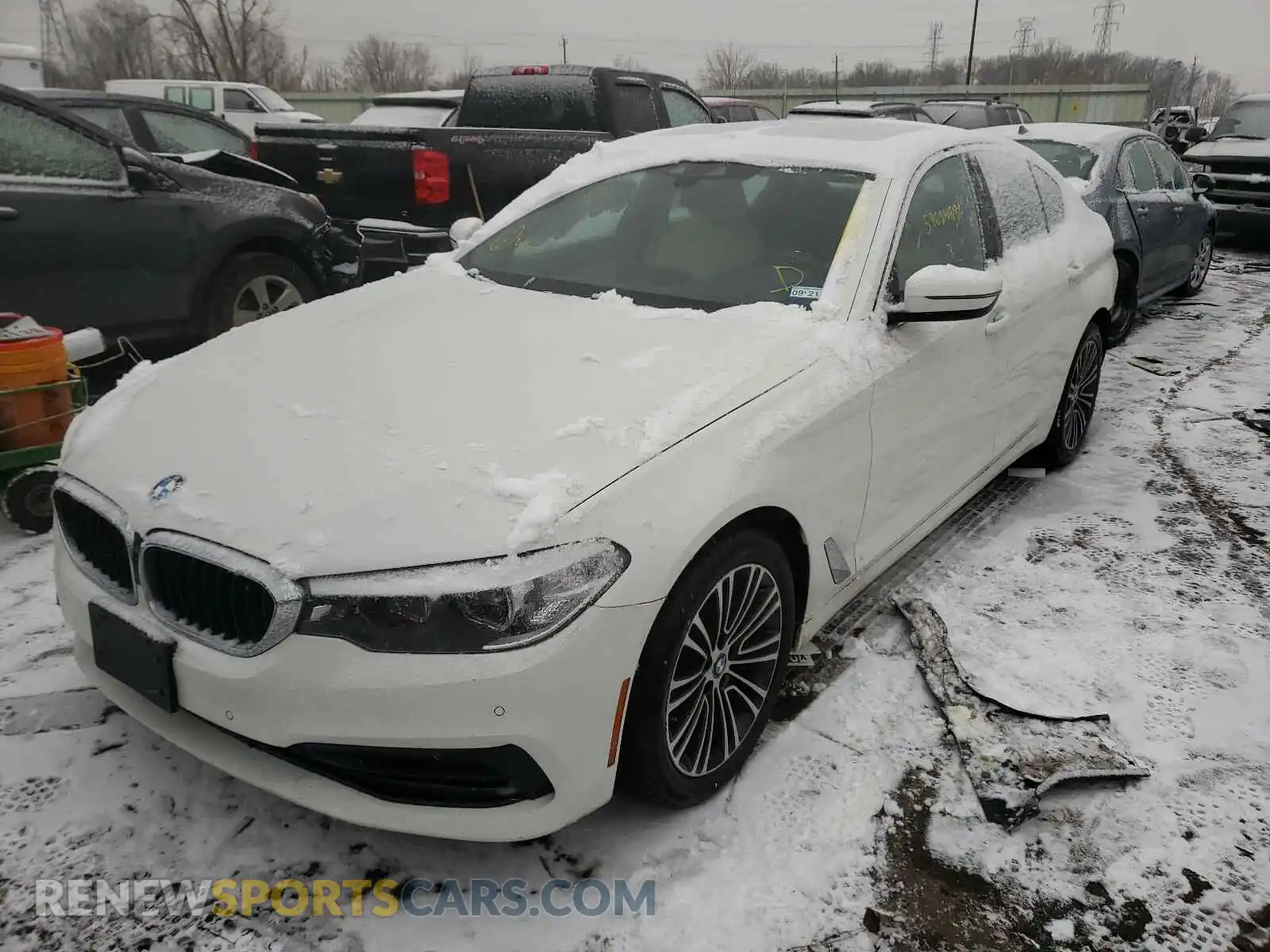 2 Photograph of a damaged car WBAJR3C01LWW59355 BMW 5 SERIES 2020