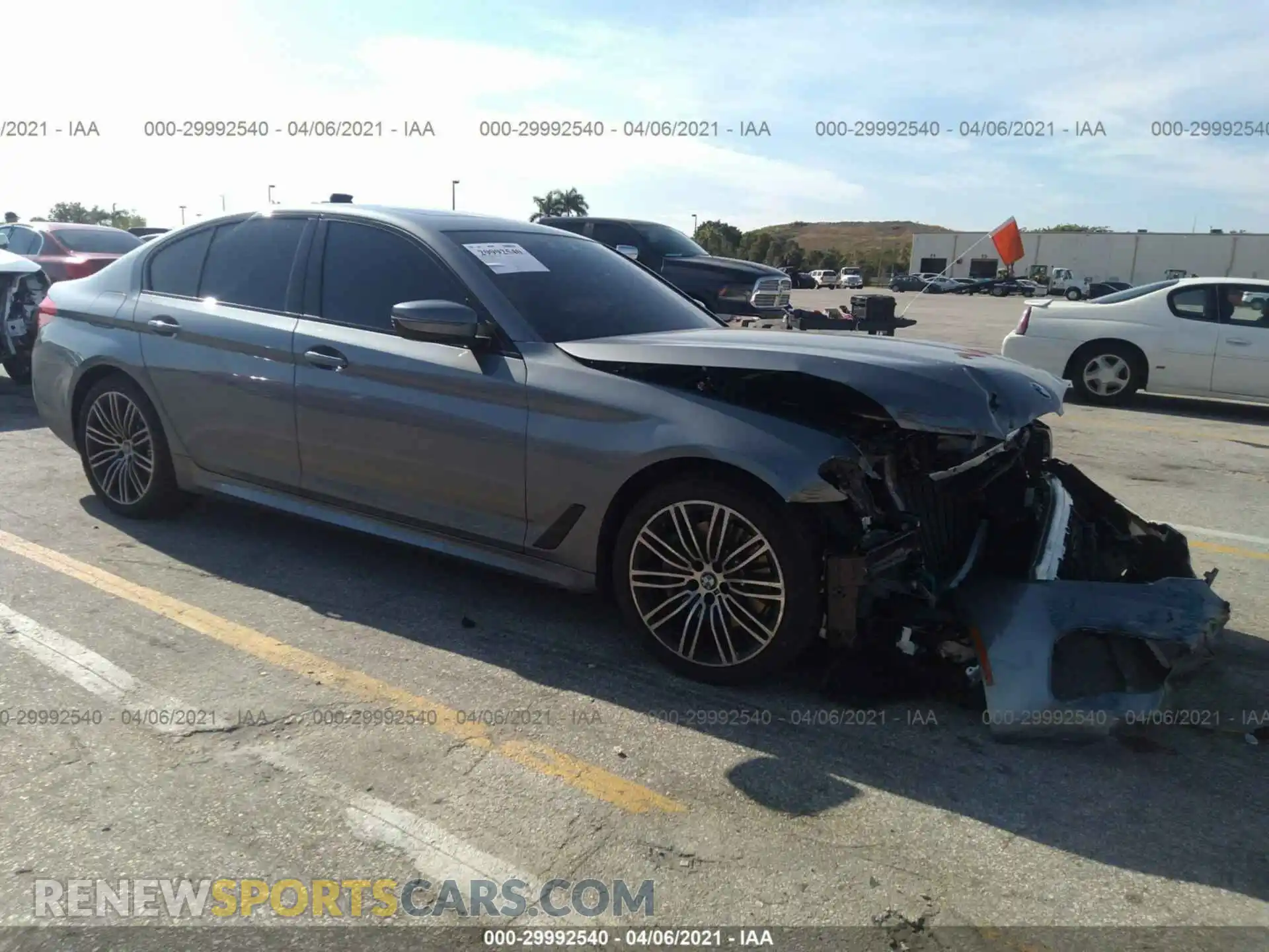 1 Photograph of a damaged car WBAJR3C02LWW84362 BMW 5 SERIES 2020