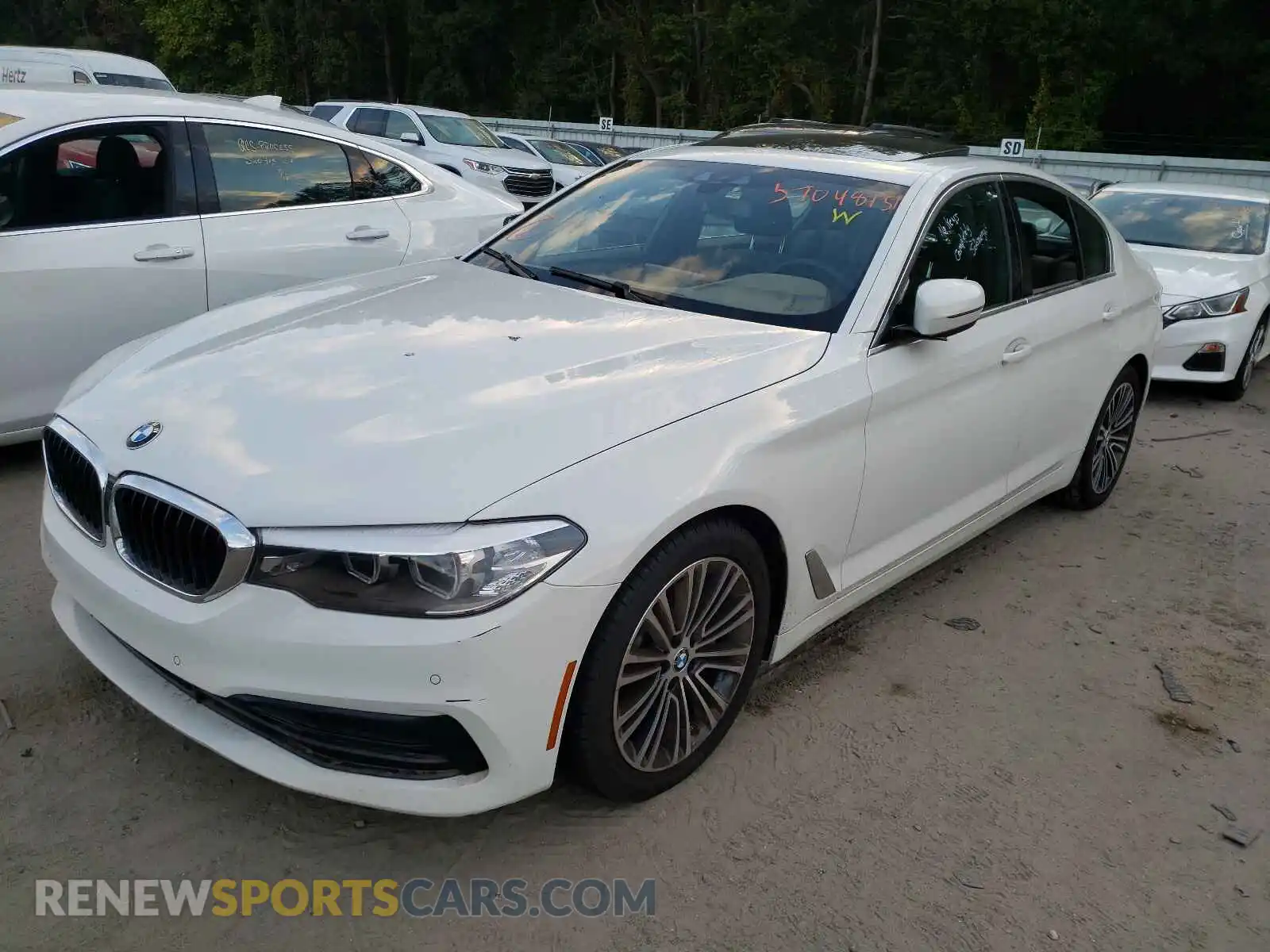 2 Photograph of a damaged car WBAJR3C03LWW64430 BMW 5 SERIES 2020