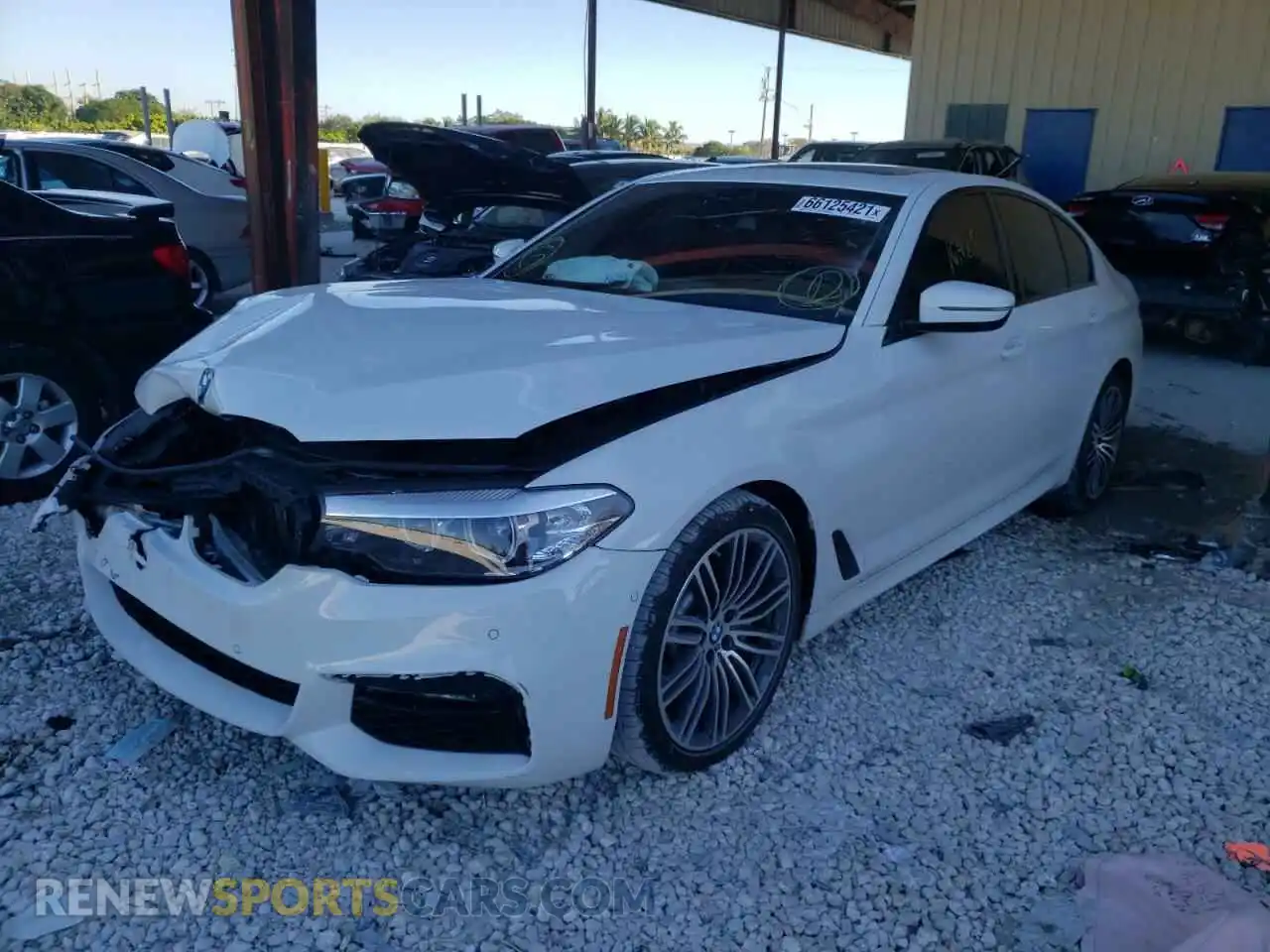 2 Photograph of a damaged car WBAJR3C04LWW68860 BMW 5 SERIES 2020