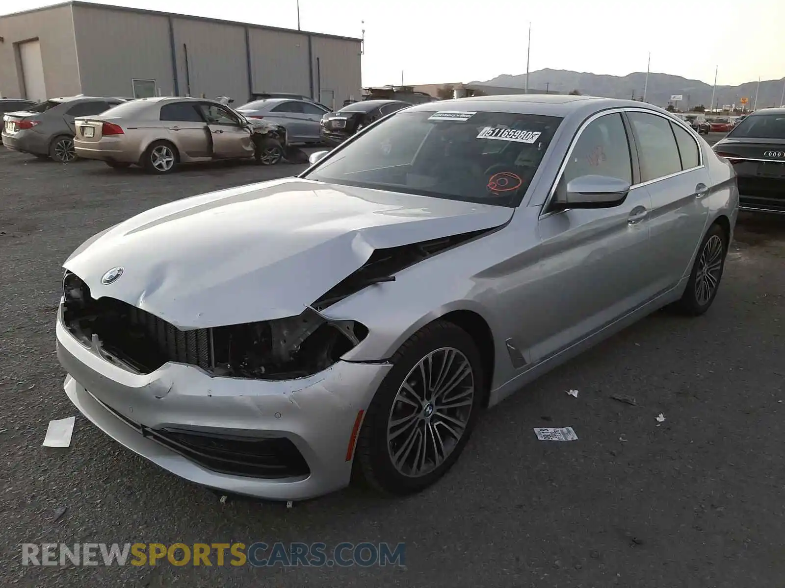2 Photograph of a damaged car WBAJR3C06LWW64115 BMW 5 SERIES 2020