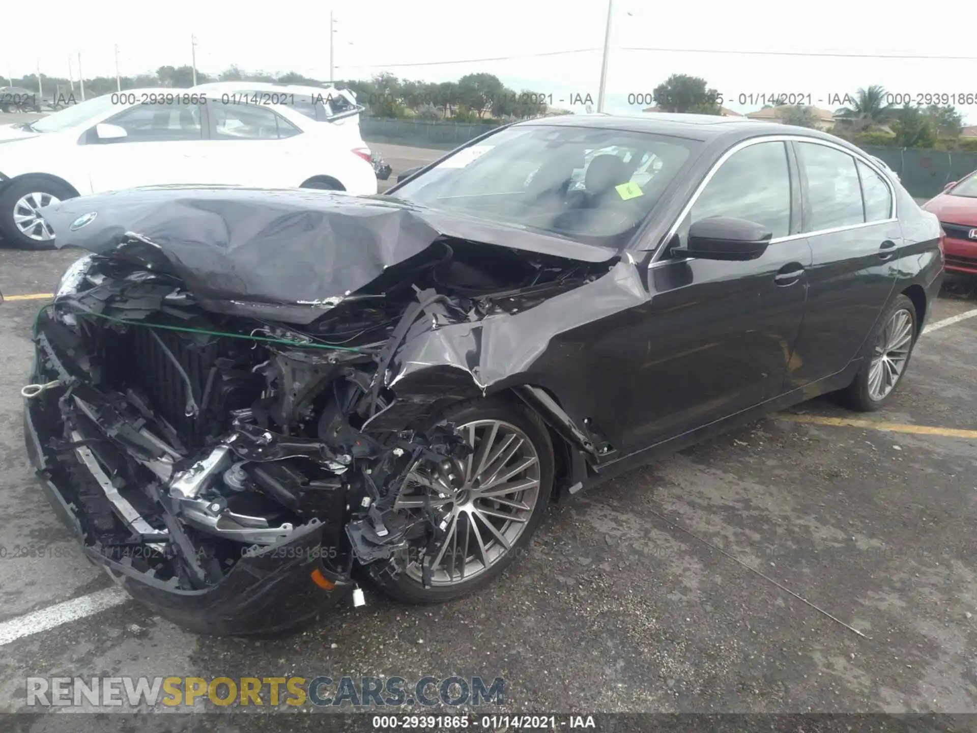 2 Photograph of a damaged car WBAJR3C06LWW80766 BMW 5 SERIES 2020