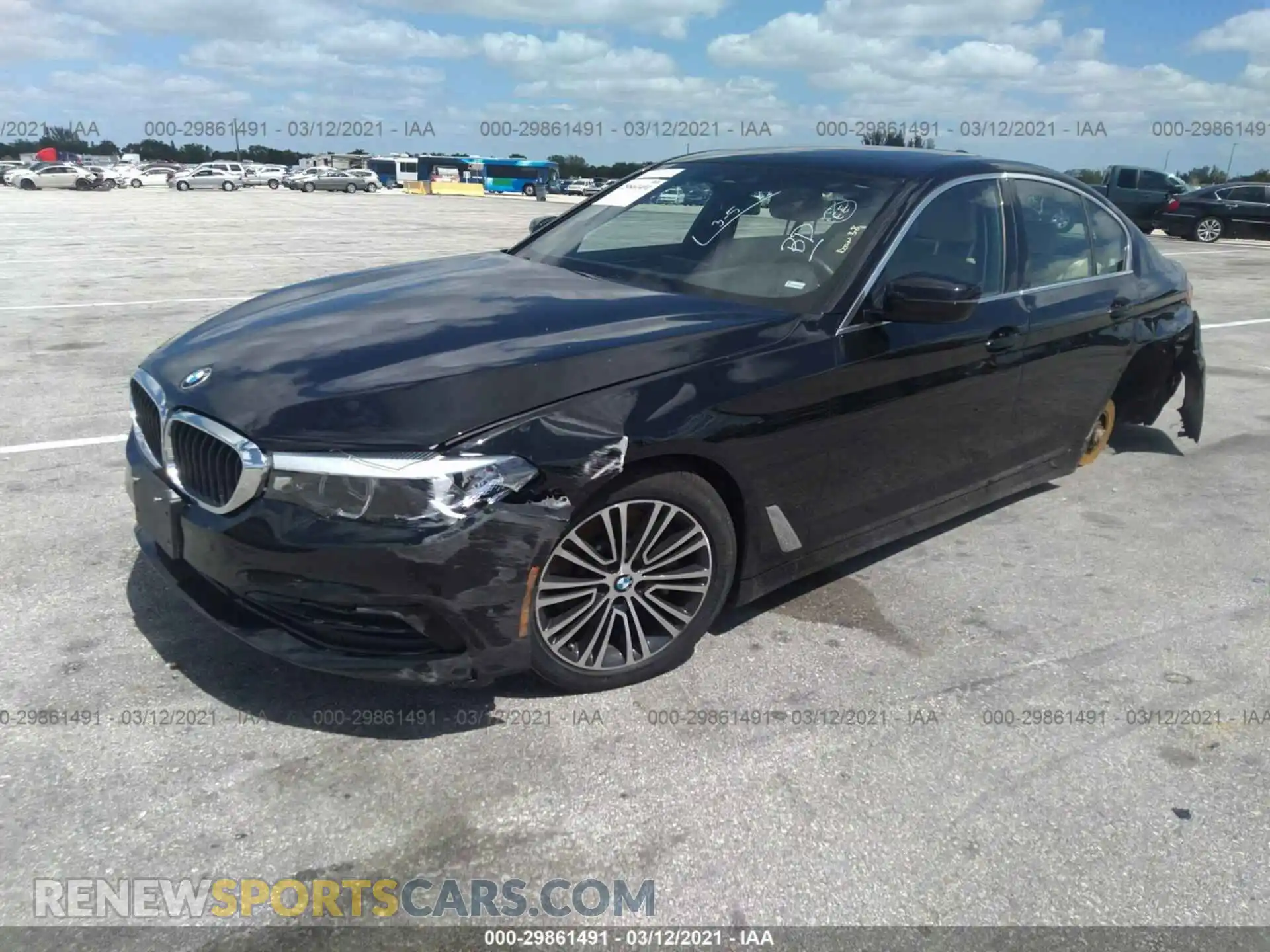 2 Photograph of a damaged car WBAJR3C07LWW64060 BMW 5 SERIES 2020