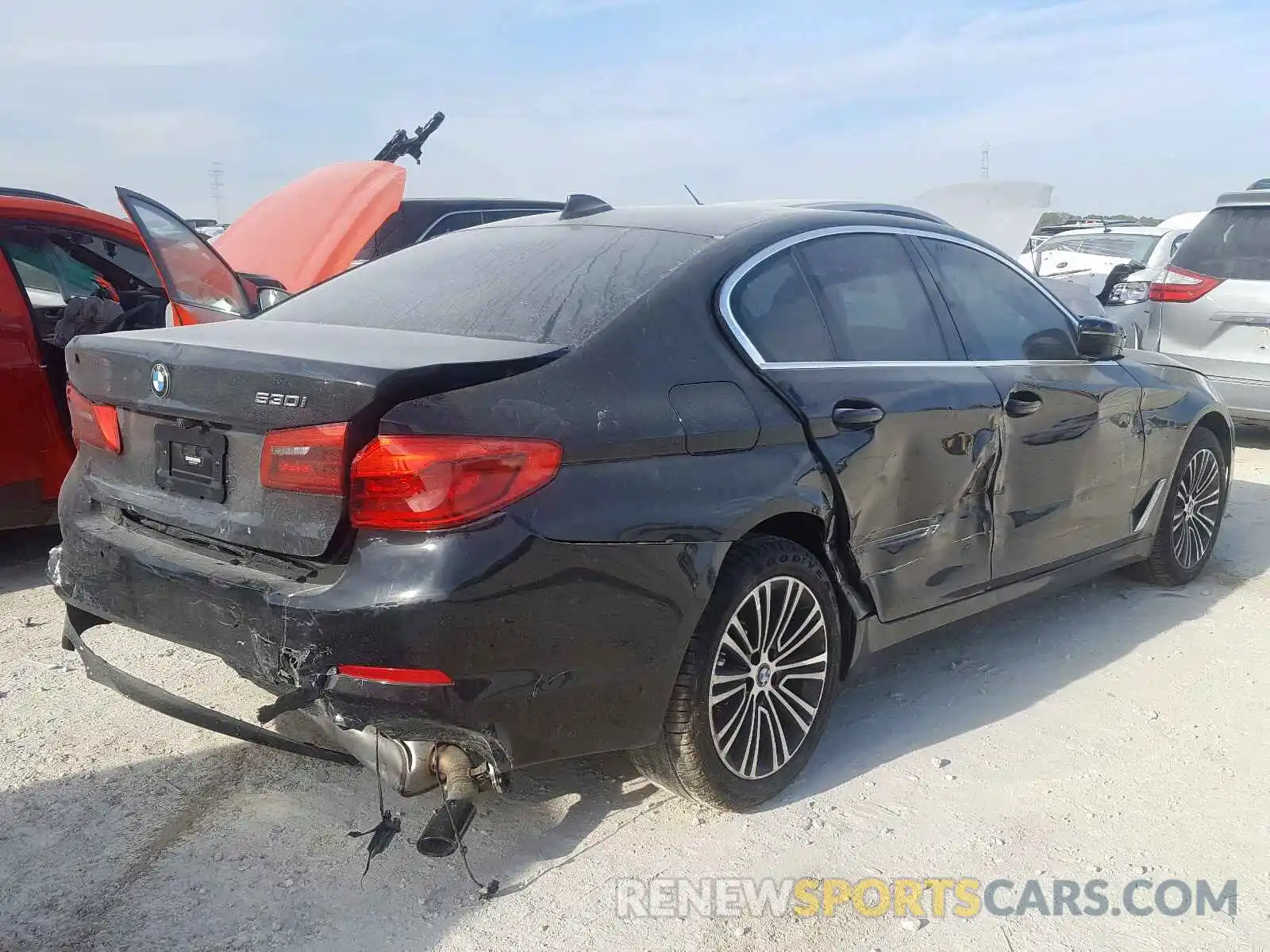4 Photograph of a damaged car WBAJR3C09LCD25322 BMW 5 SERIES 2020