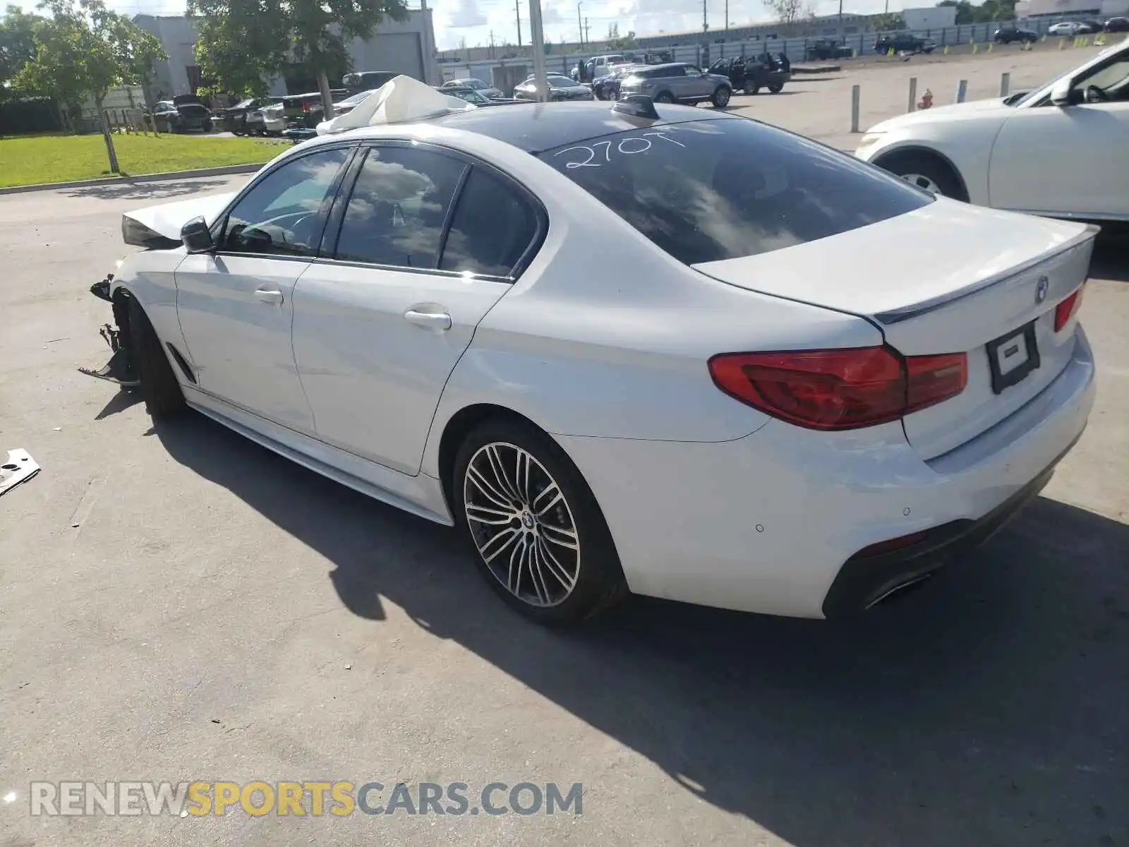 3 fotografías del automóvil dañado WBAJR3C0XLWW62707 BMW 5 SERIES 2020