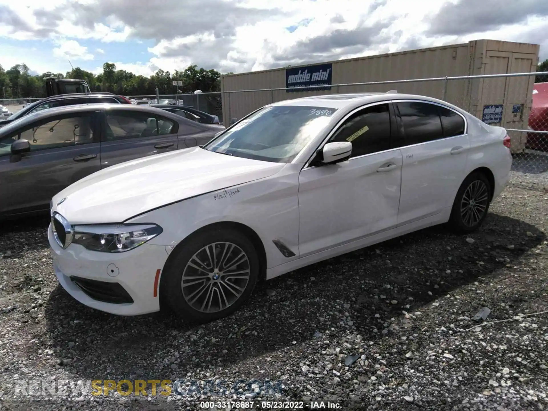 2 Photograph of a damaged car WBAJR3C0XLWW63890 BMW 5 SERIES 2020