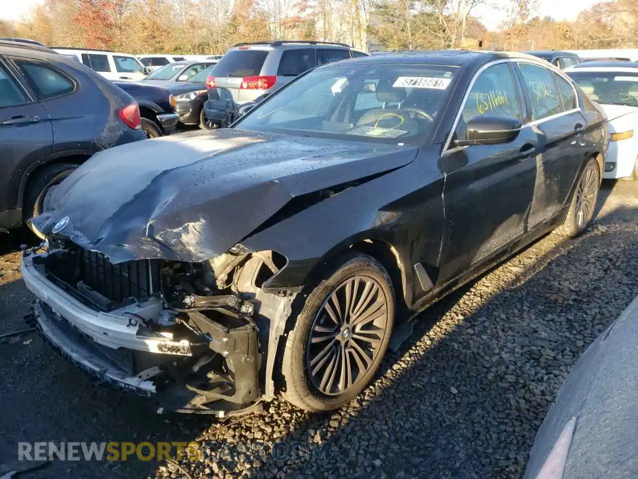 2 Photograph of a damaged car WBAJR3C0XLWW64277 BMW 5 SERIES 2020