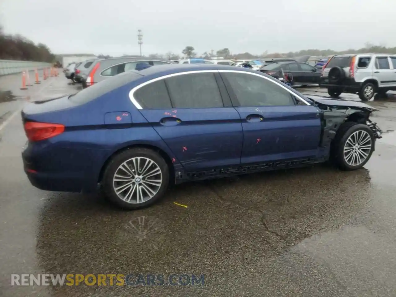 3 Photograph of a damaged car WBAJR7C01LWW75479 BMW 5 SERIES 2020