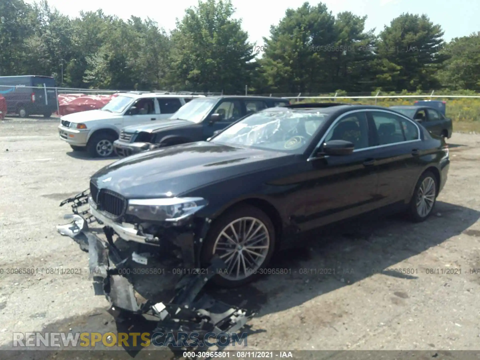 2 Photograph of a damaged car WBAJR7C02LCE55109 BMW 5 SERIES 2020