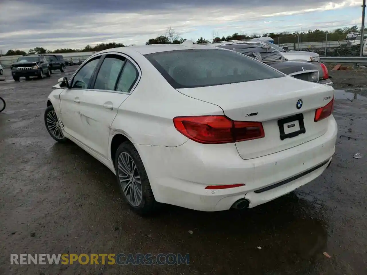 3 Photograph of a damaged car WBAJR7C02LWW65074 BMW 5 SERIES 2020