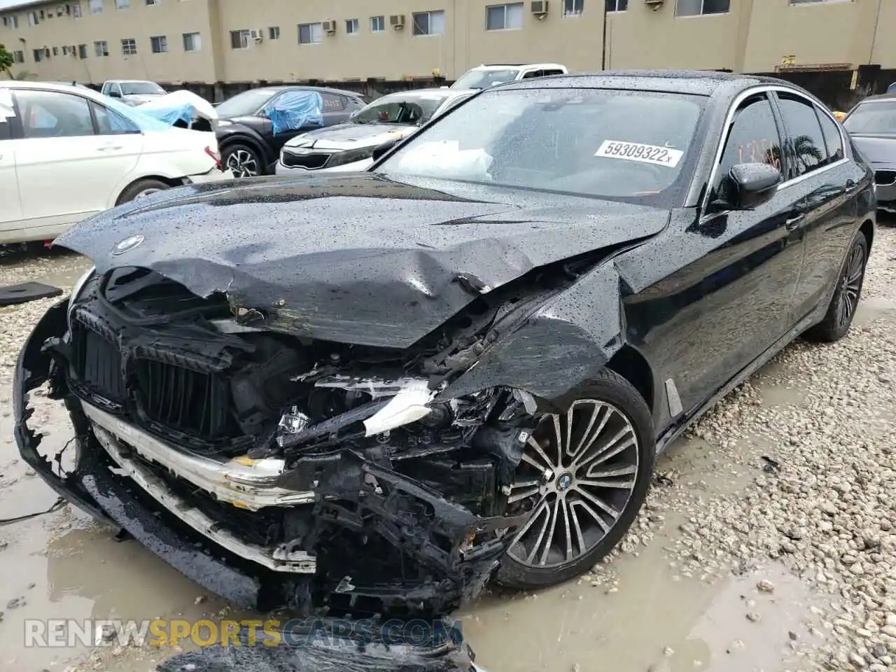 2 Photograph of a damaged car WBAJR7C03LWW64841 BMW 5 SERIES 2020