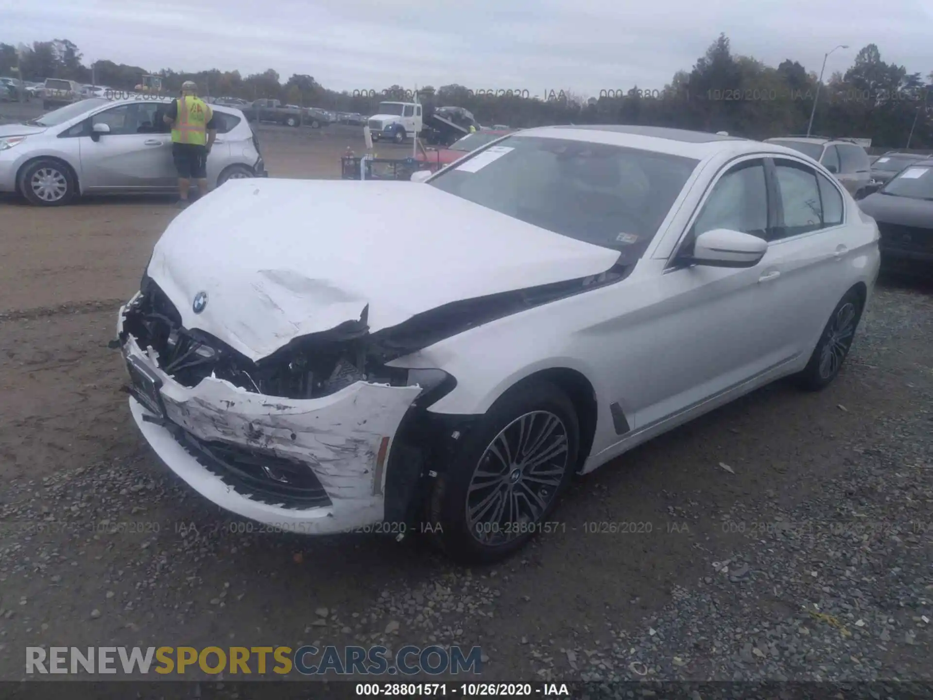 2 Photograph of a damaged car WBAJR7C04LCD98766 BMW 5 SERIES 2020