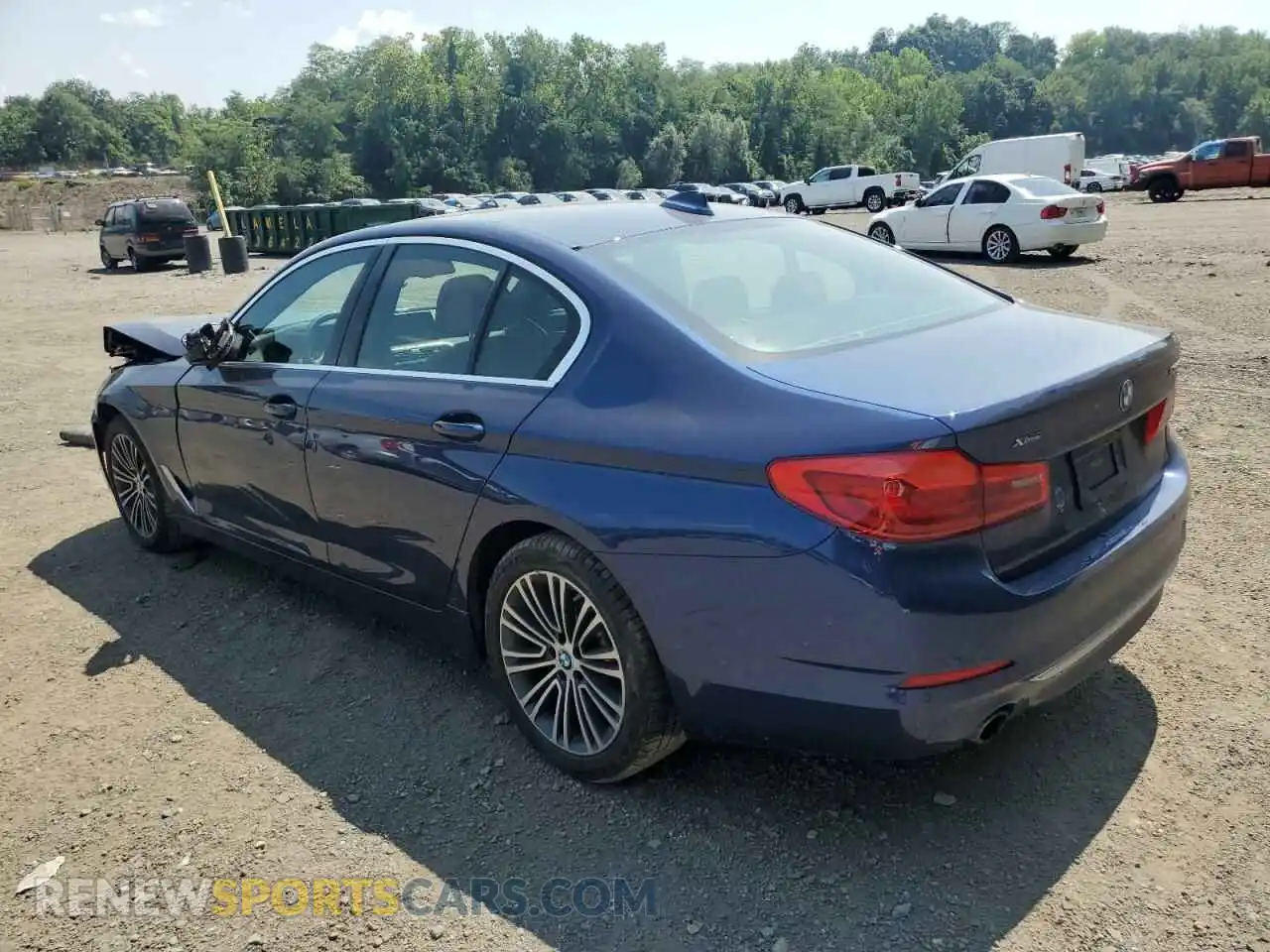 2 Photograph of a damaged car WBAJR7C04LWW62340 BMW 5 SERIES 2020