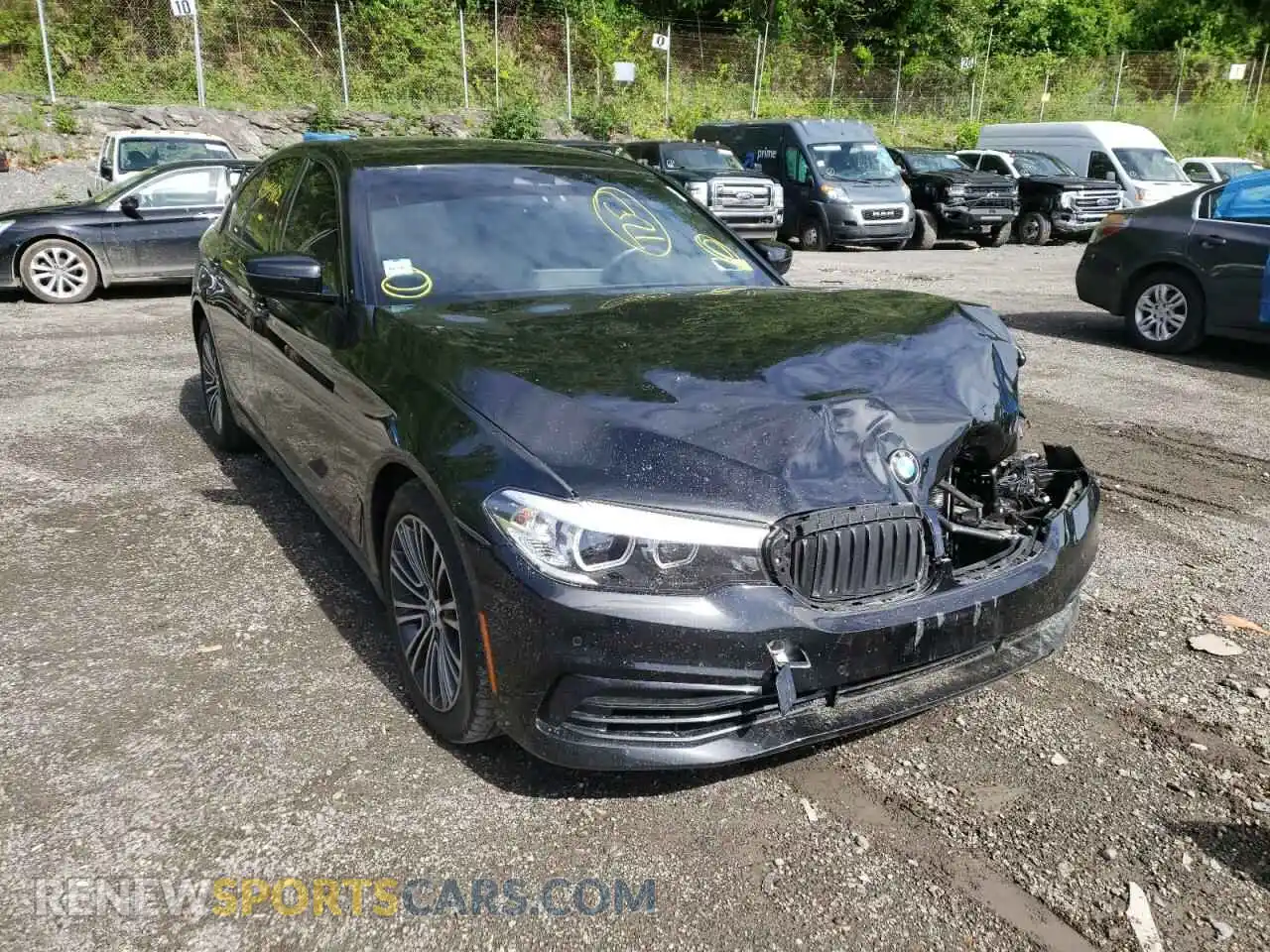 1 Photograph of a damaged car WBAJR7C04LWW74858 BMW 5 SERIES 2020