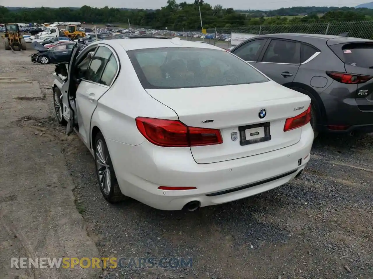 3 Photograph of a damaged car WBAJR7C05LWW79521 BMW 5 SERIES 2020