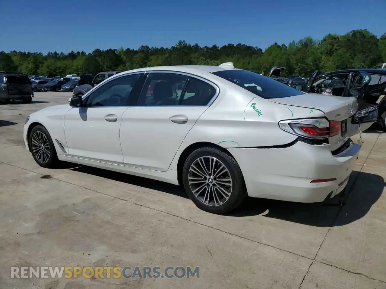 2 Photograph of a damaged car WBAJR7C08LCD67648 BMW 5 SERIES 2020
