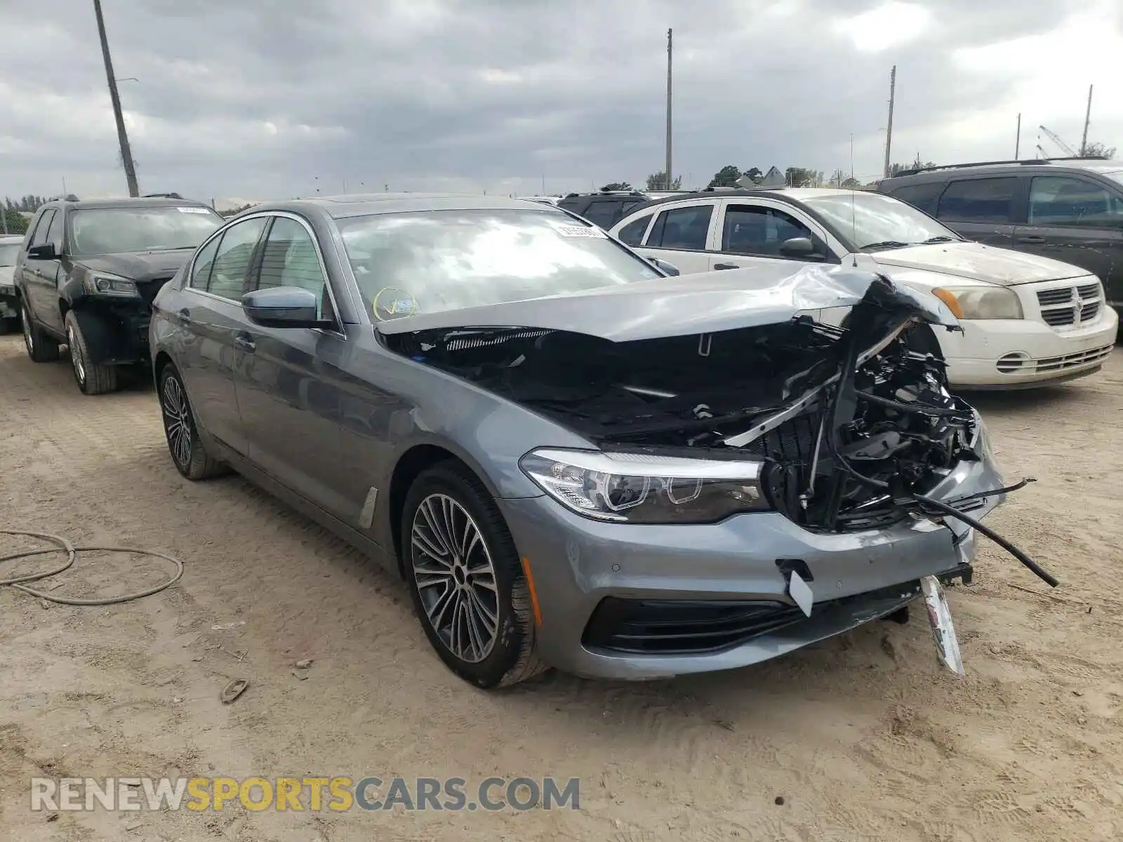 1 Photograph of a damaged car WBAJR7C08LCD78732 BMW 5 SERIES 2020