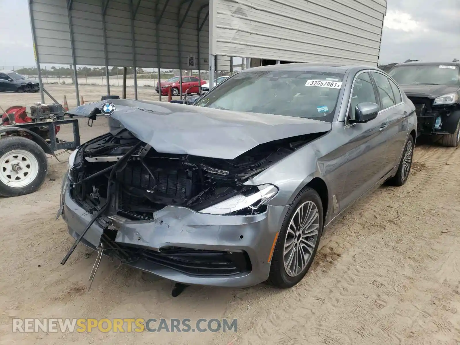 2 Photograph of a damaged car WBAJR7C08LCD78732 BMW 5 SERIES 2020