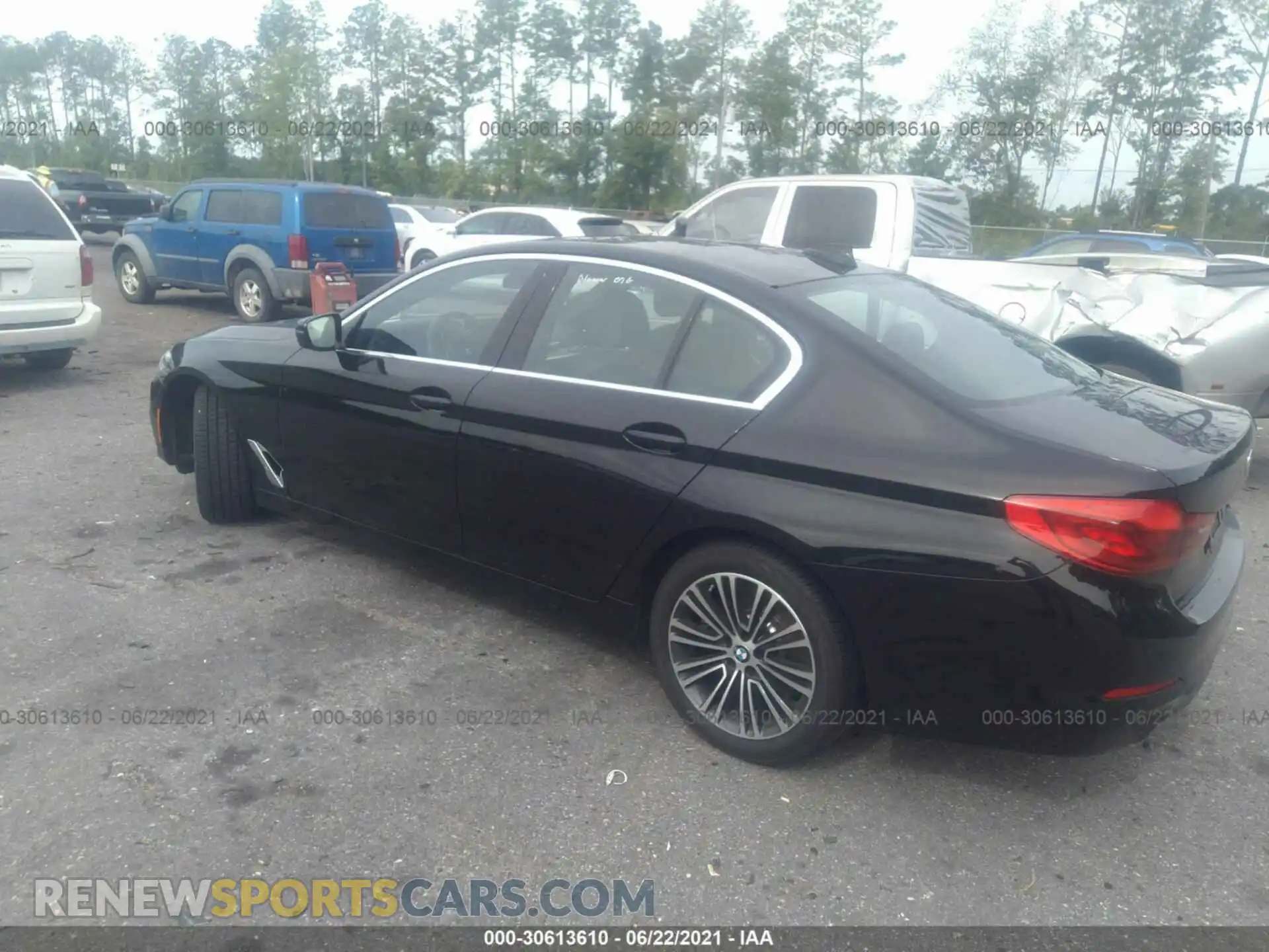 1 fotografías del automóvil dañado WBAJR7C09LCD12657 BMW 5 SERIES 2020