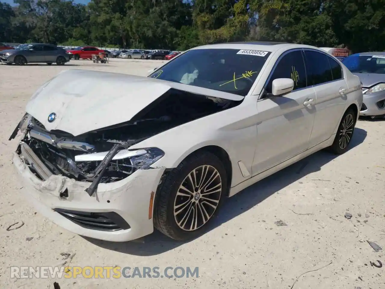 2 Photograph of a damaged car WBAJR7C0XLWW64660 BMW 5 SERIES 2020