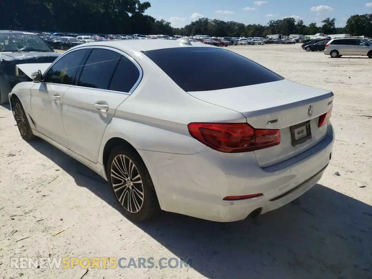 3 Photograph of a damaged car WBAJR7C0XLWW64660 BMW 5 SERIES 2020