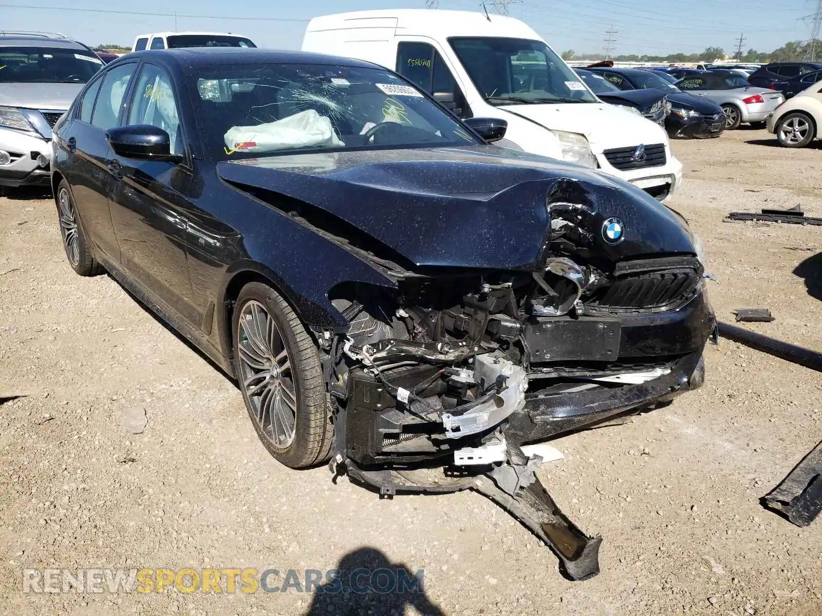 1 Фотография поврежденного автомобиля WBAJS3C02LCD65391 BMW 5 SERIES 2020